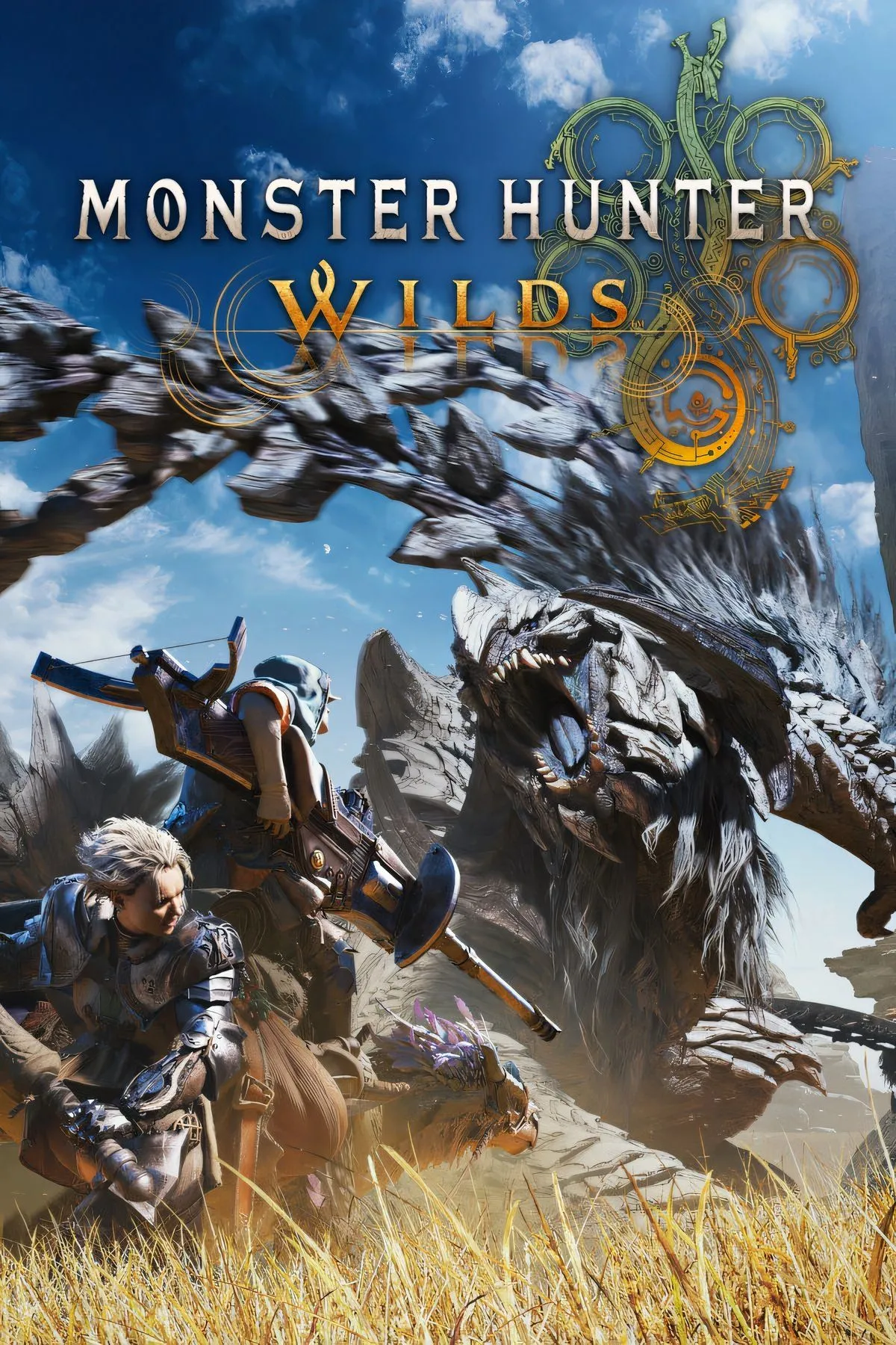 Ảnh bìa chính thức của Monster Hunter Wilds