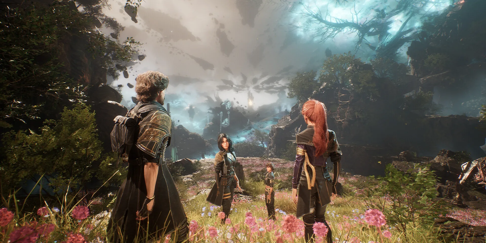 Ảnh gameplay trong Clair Obscur Expedition 33 thể hiện thế giới kỳ ảo và phong cách đồ họa độc đáo