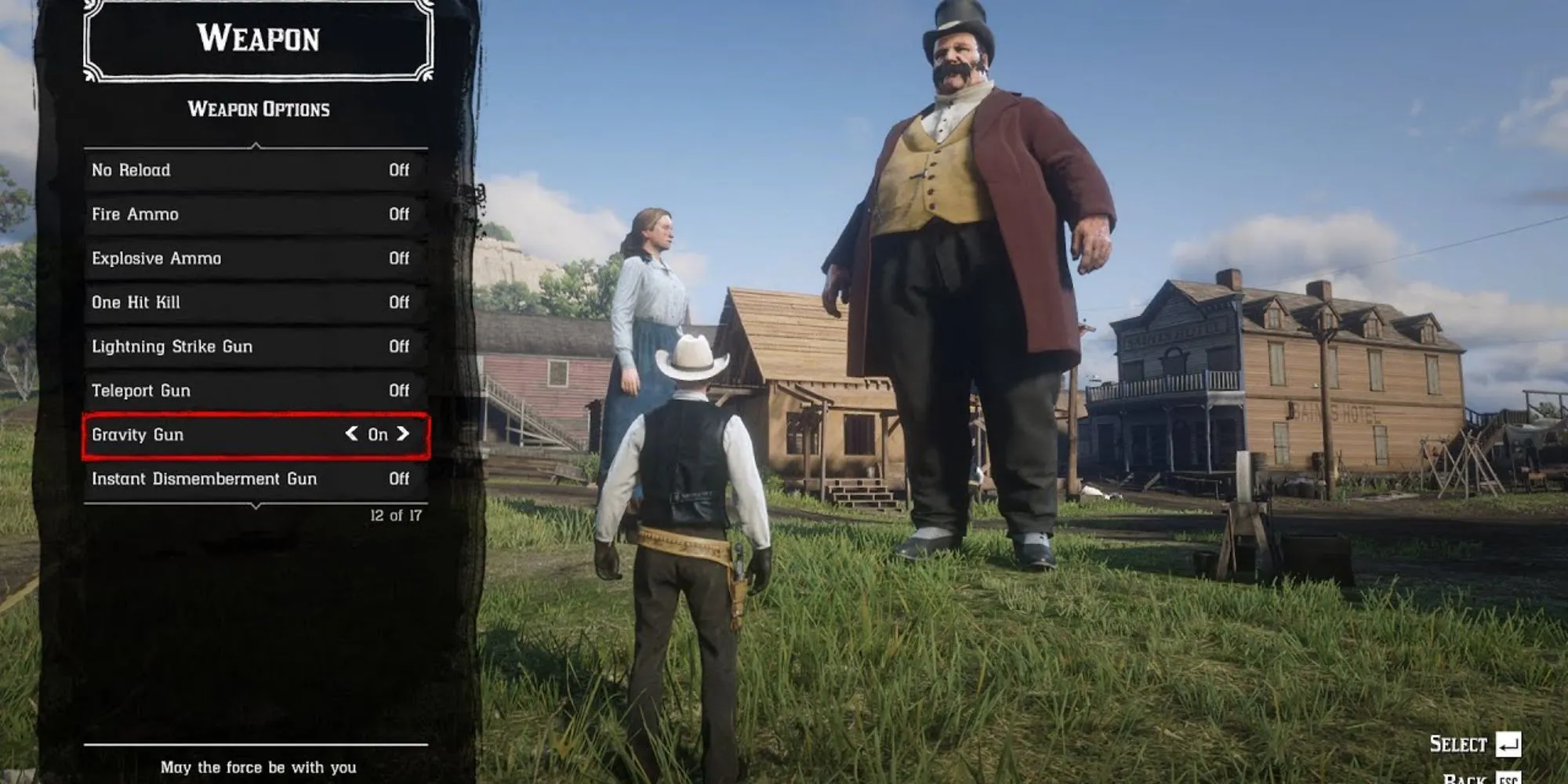 Arthur Morgan cưỡi ngựa qua một khu rừng phủ đầy tuyết trong Red Dead Redemption 2, cho thấy tiềm năng thay đổi cảnh quan bằng mod