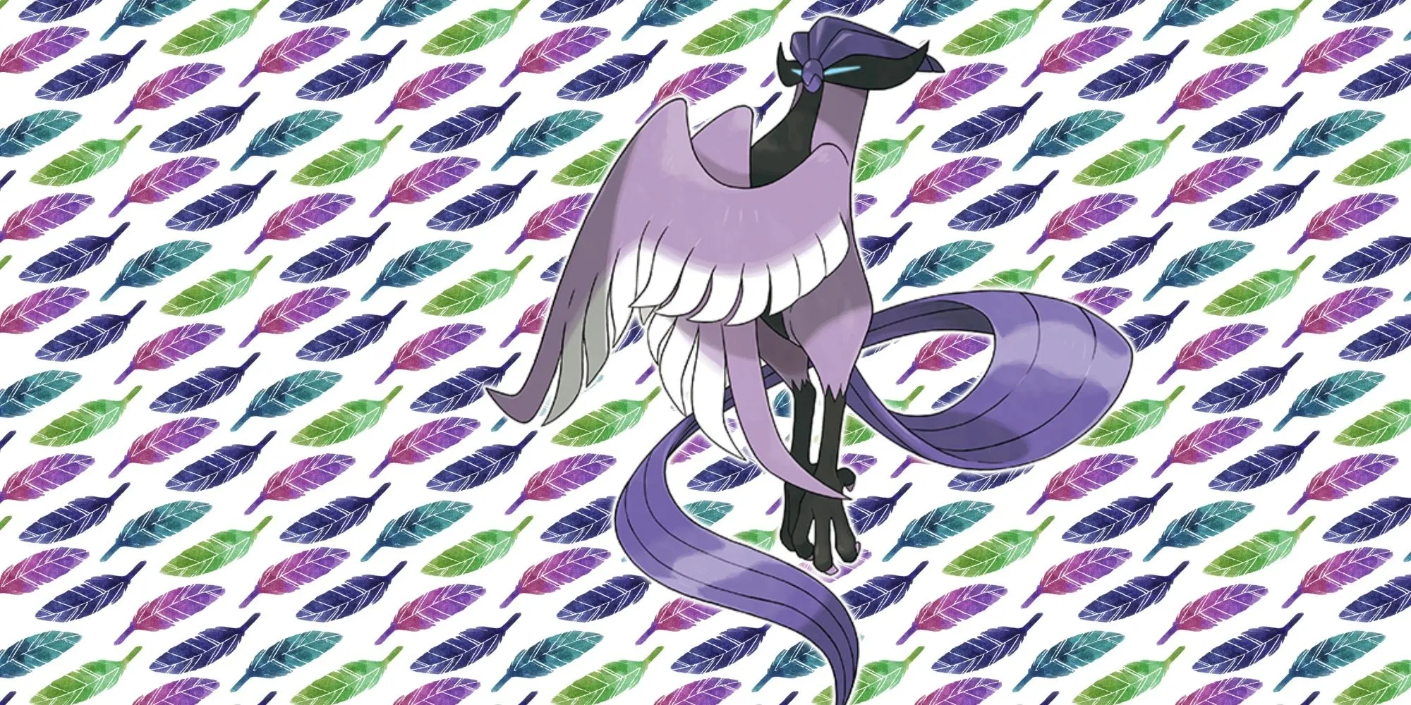 Articuno dạng Galar với màu tím chủ đạo và hệ Tâm Linh / Bay