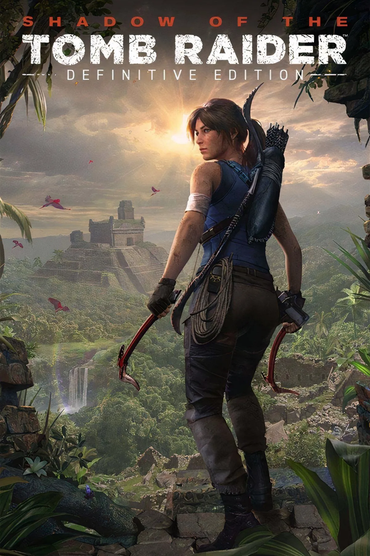 Artwork chính thức của game Shadow of the Tomb Raider với Lara Croft