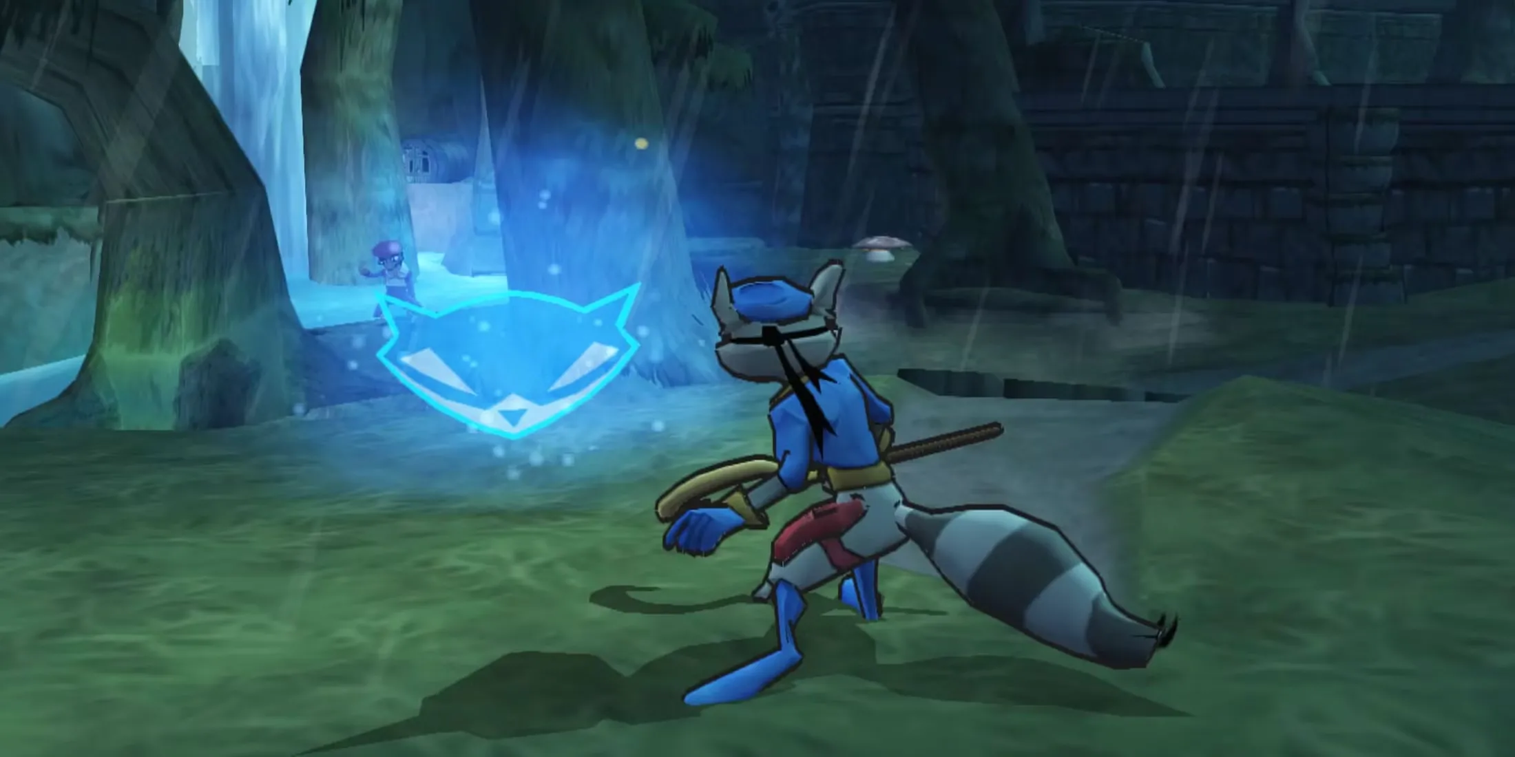 Ba nhân vật chính Sly, Bentley và Murray trong poster game Sly 2 Band of Thieves