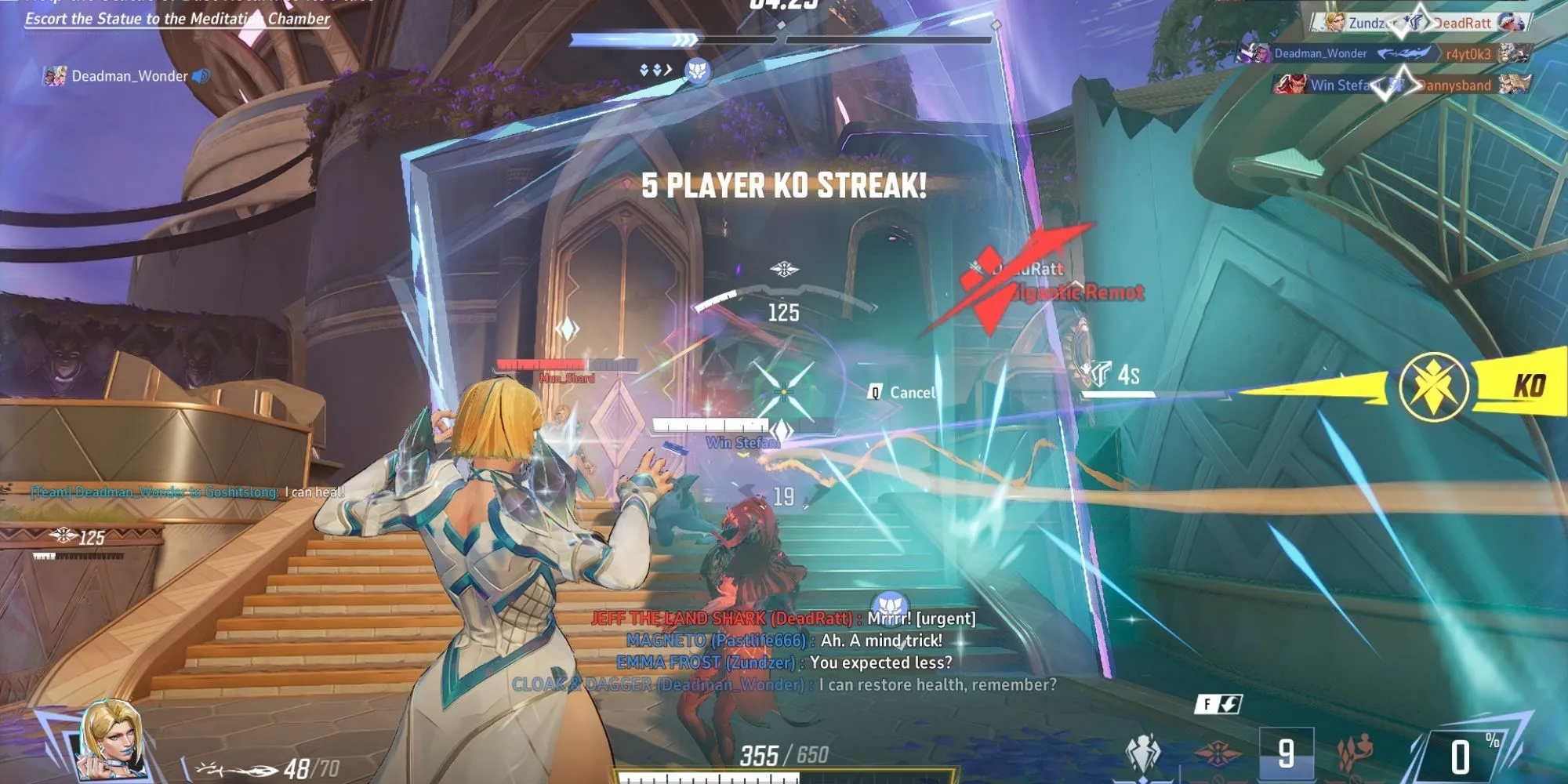 Bộ kỹ năng chi tiết của Emma Frost trong game Marvel Rivals