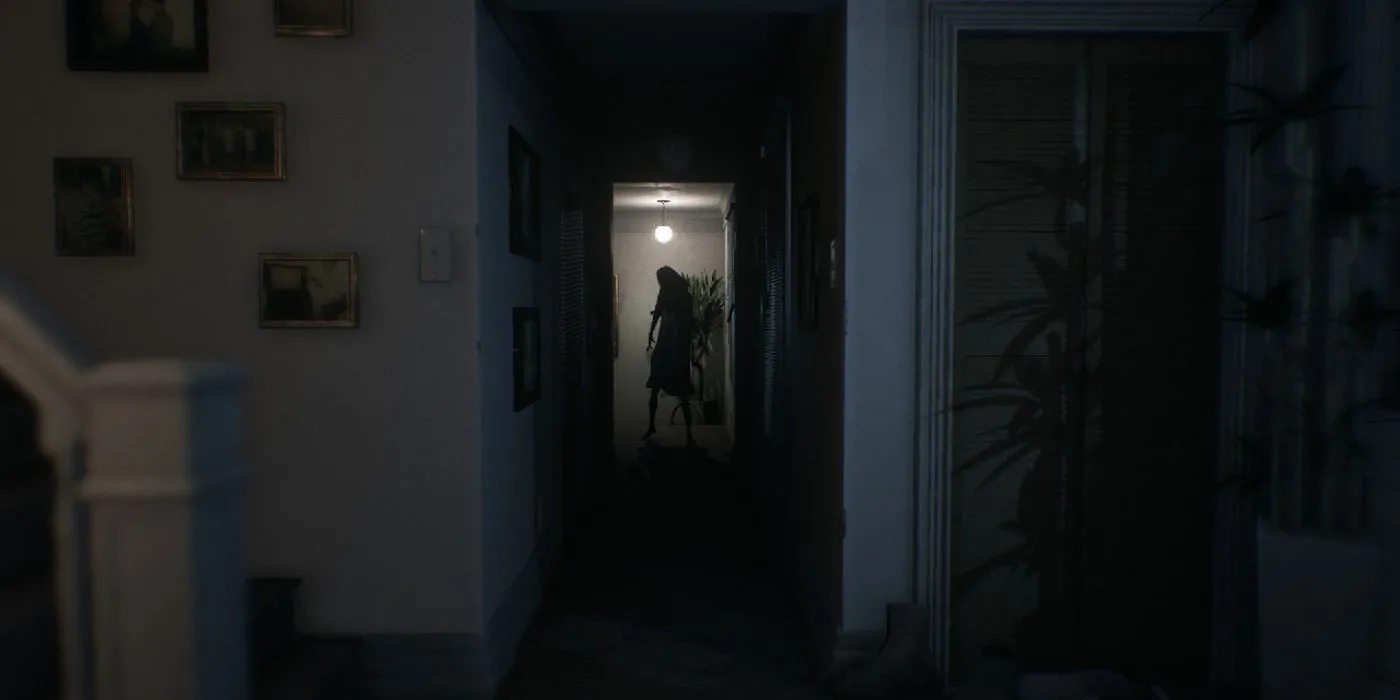 Bóng ma trong hành lang tối của game kinh dị Visage