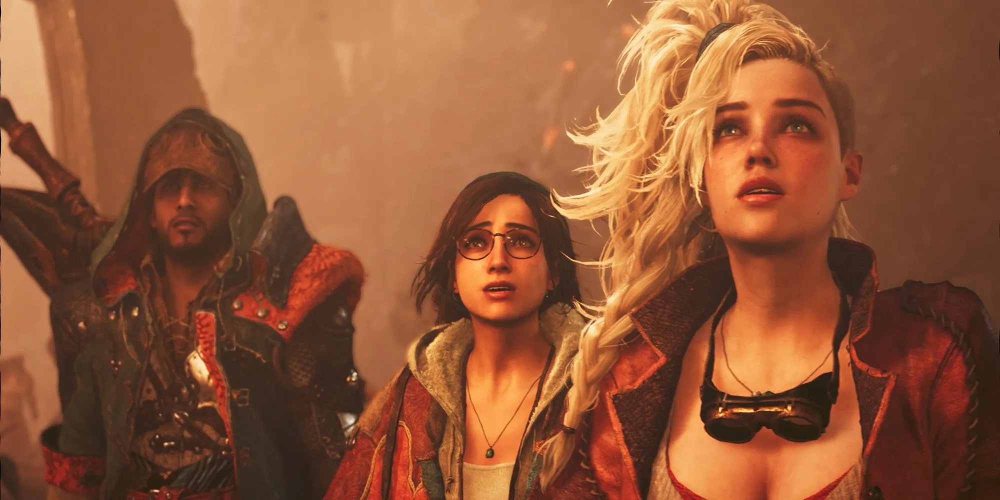 Các nhân vật trong Monster Hunter Wilds tỏ ra lo lắng