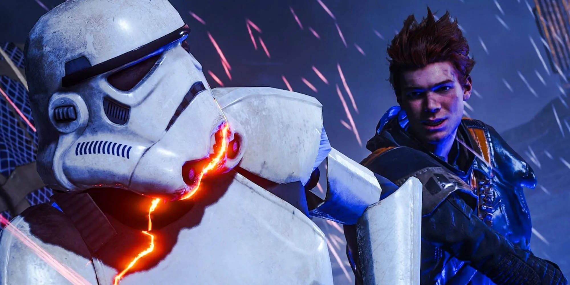 Cal Kestis đối đầu Stormtrooper trong Star Wars Jedi Fallen Order