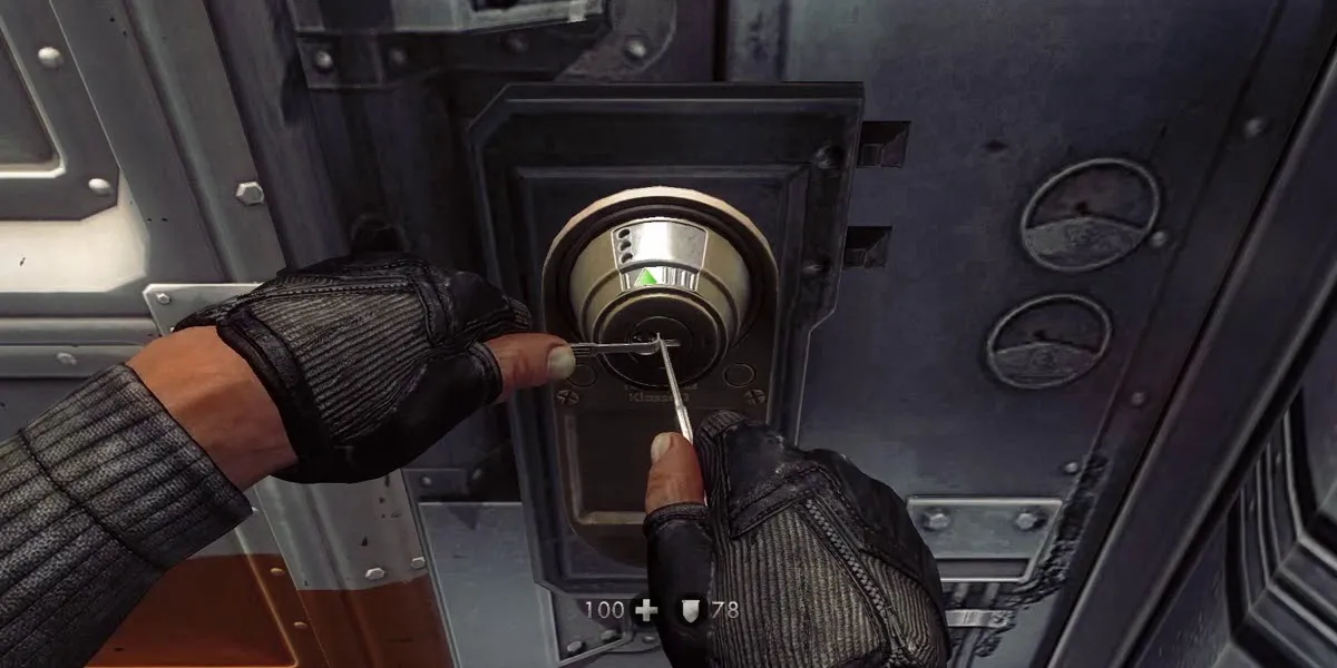 Cận cảnh cơ chế bẻ khóa đòi hỏi sự chính xác trong Wolfenstein The New Order