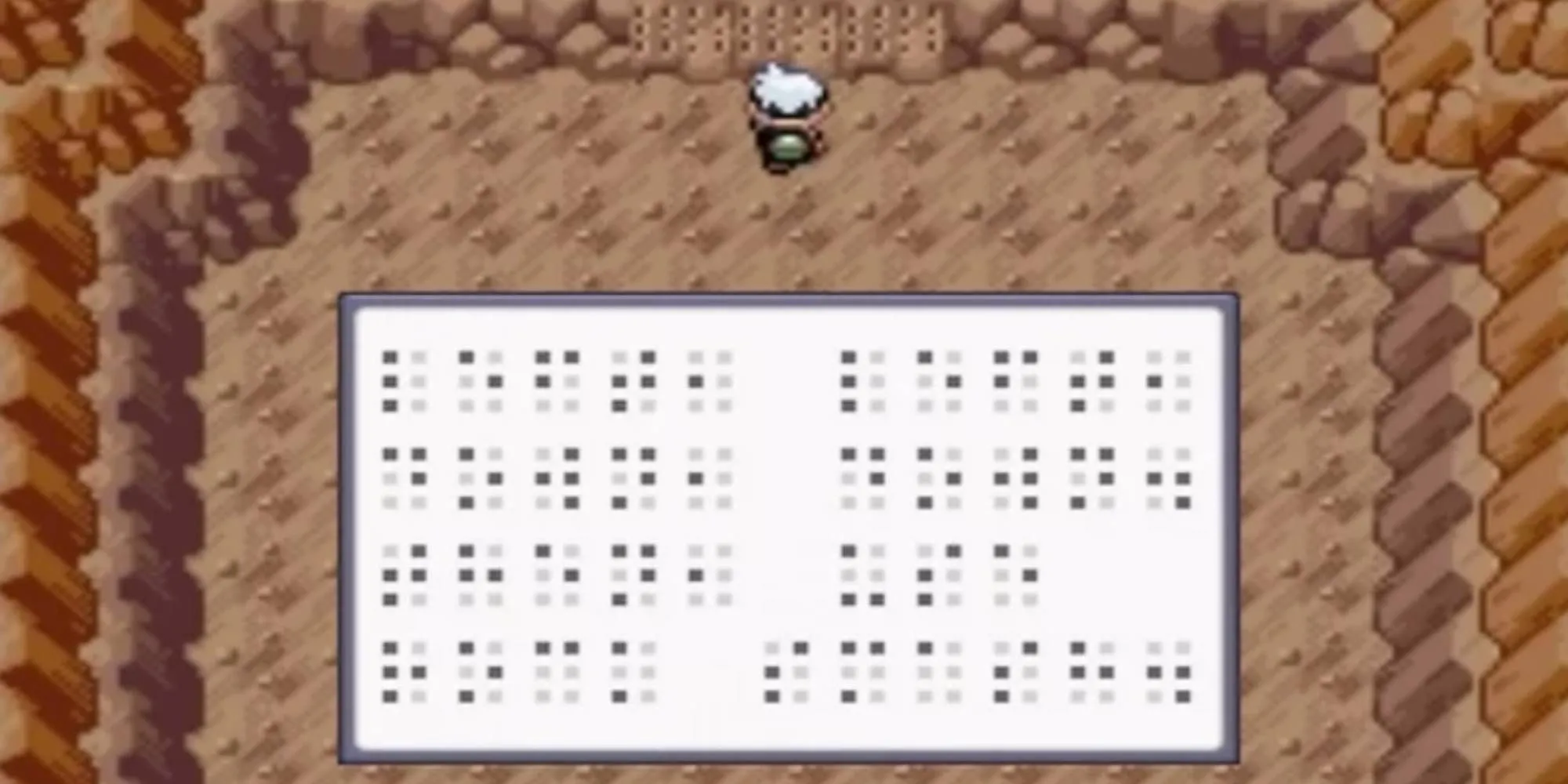 Câu đố chữ Braille hóc búa trong Pokemon Ruby yêu cầu người chơi giải mã