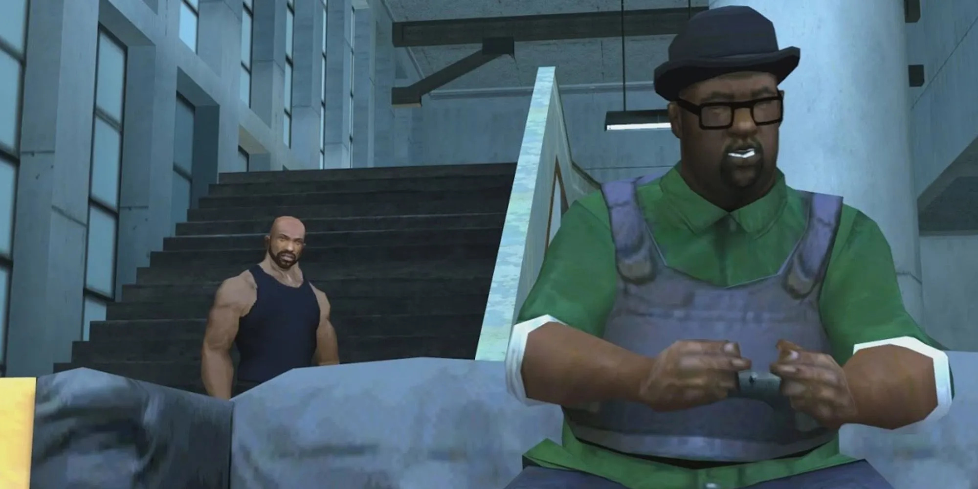 CJ và Sweet truy đuổi Officer Tenpenny trong nhiệm vụ cuối End of the Line GTA San Andreas