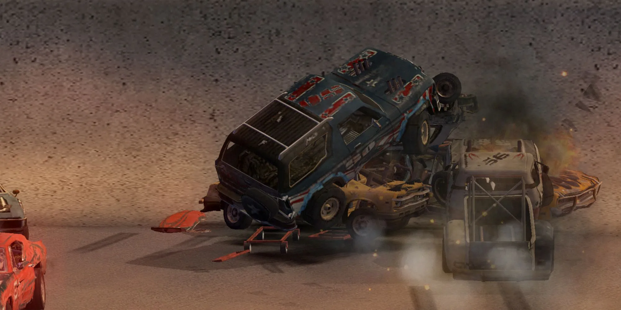 Đấu trường đua xe phá hủy hỗn loạn trong FlatOut 2