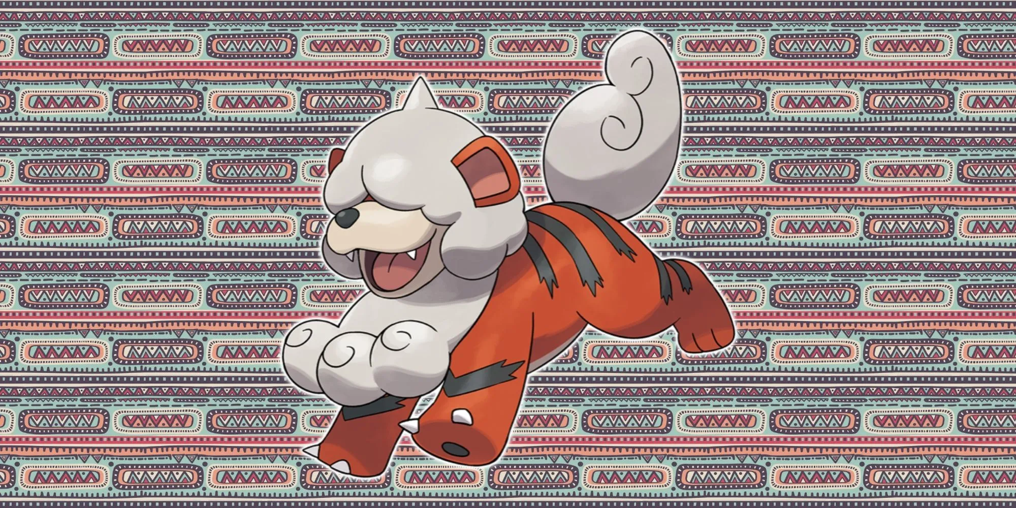 Growlithe dạng Hisui hệ Lửa Đá trông vừa dễ thương vừa dữ tợn