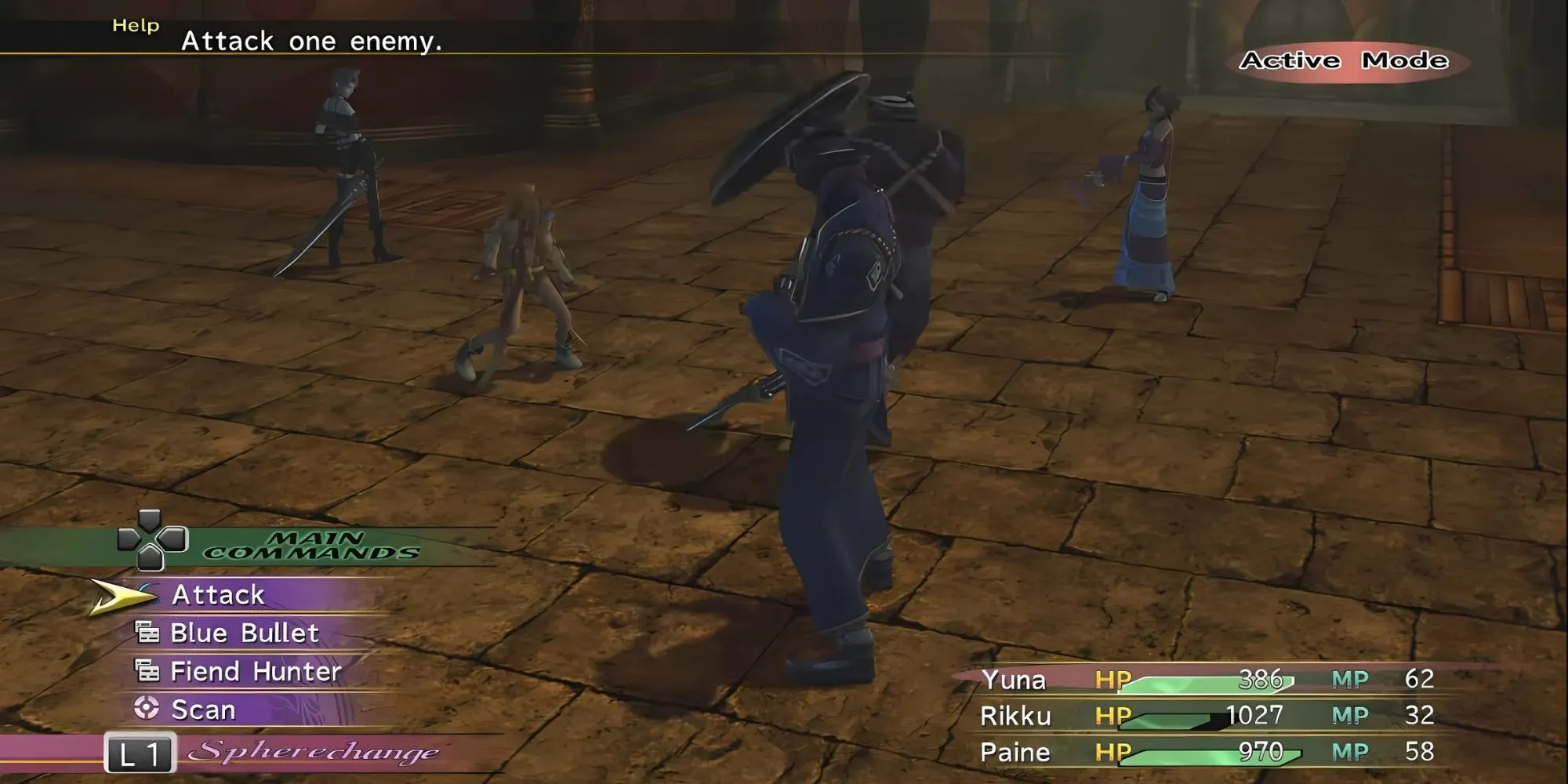 Hệ thống chiến đấu ATB nhanh và thay đổi Dressphere trong Final Fantasy X-2