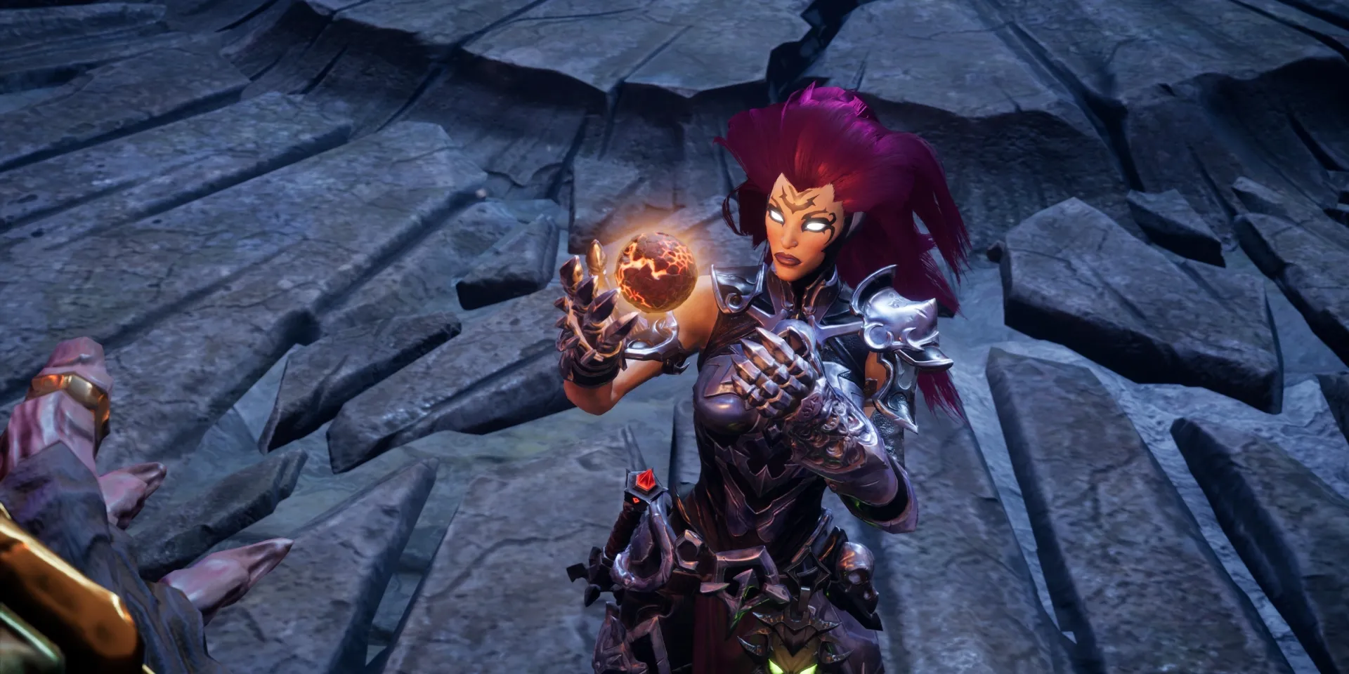 Hình ảnh chiến đấu trong game Darksiders 3 với nhân vật Fury