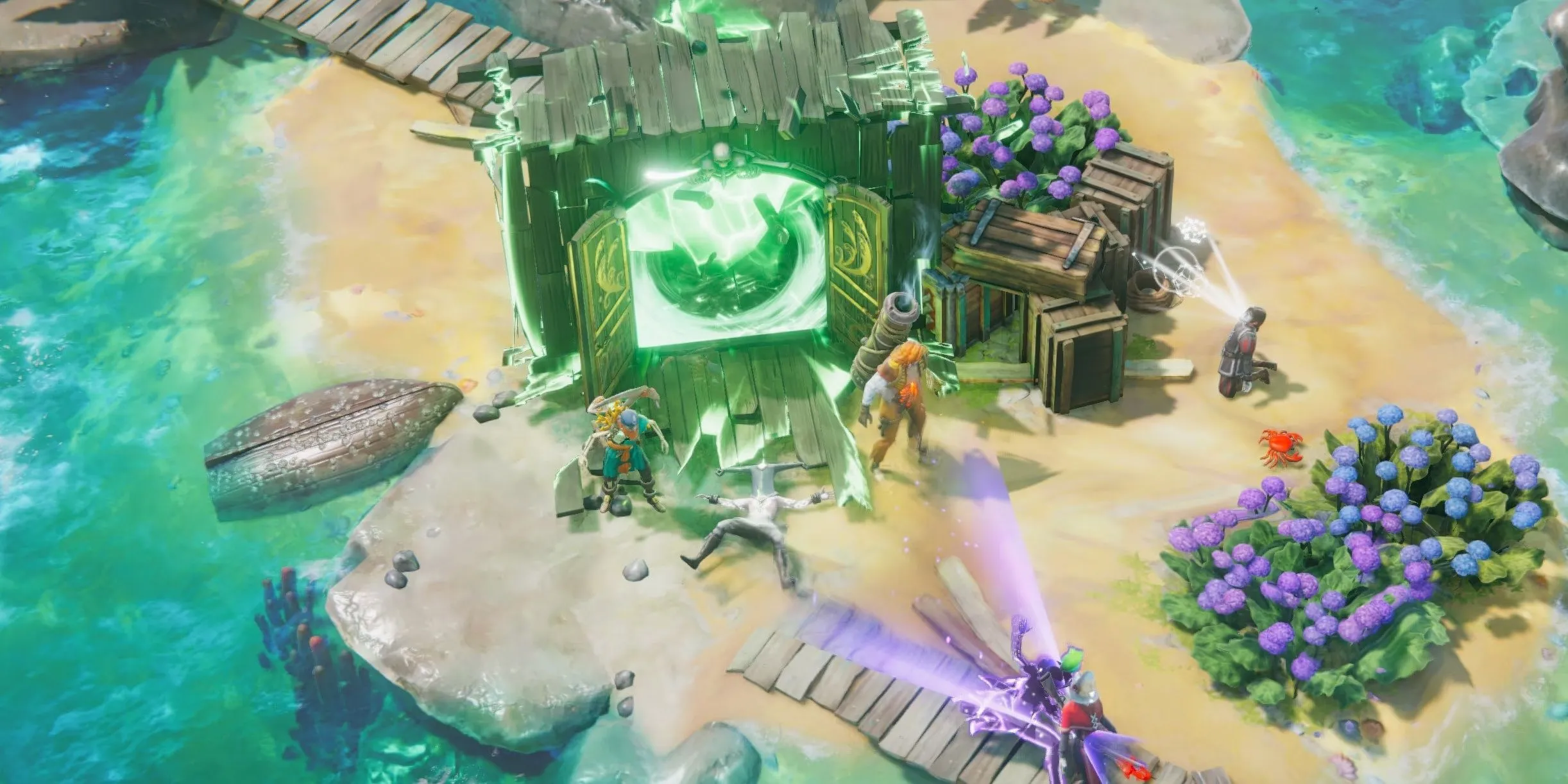 Hình ảnh giới thiệu Shadow Gambit The Cursed Crew với dàn nhân vật hải tặc ma