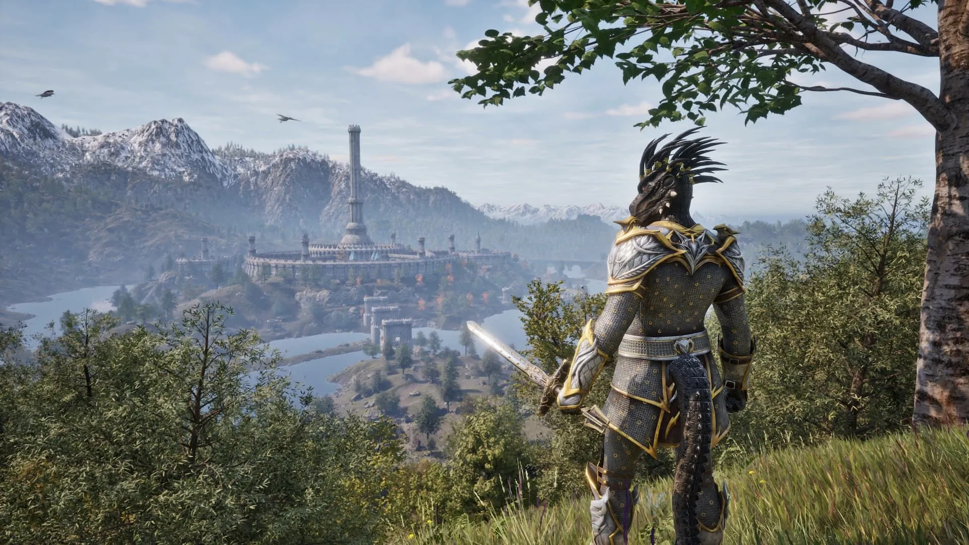 Hình ảnh hiệp sĩ trong The Elder Scrolls IV Oblivion Remastered giữ nguyên nét đặc trưng