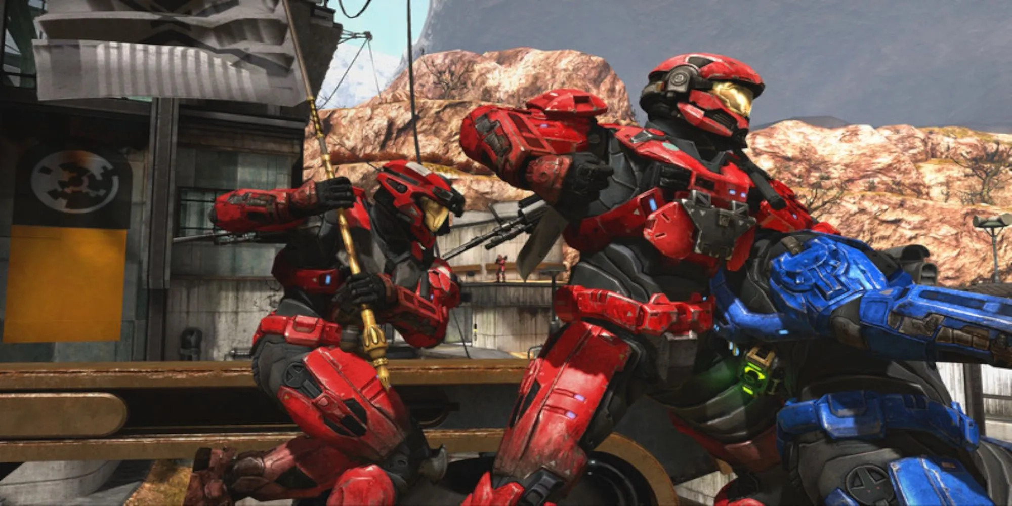 Hình ảnh quảng bá Halo: The Master Chief Collection với Master Chief