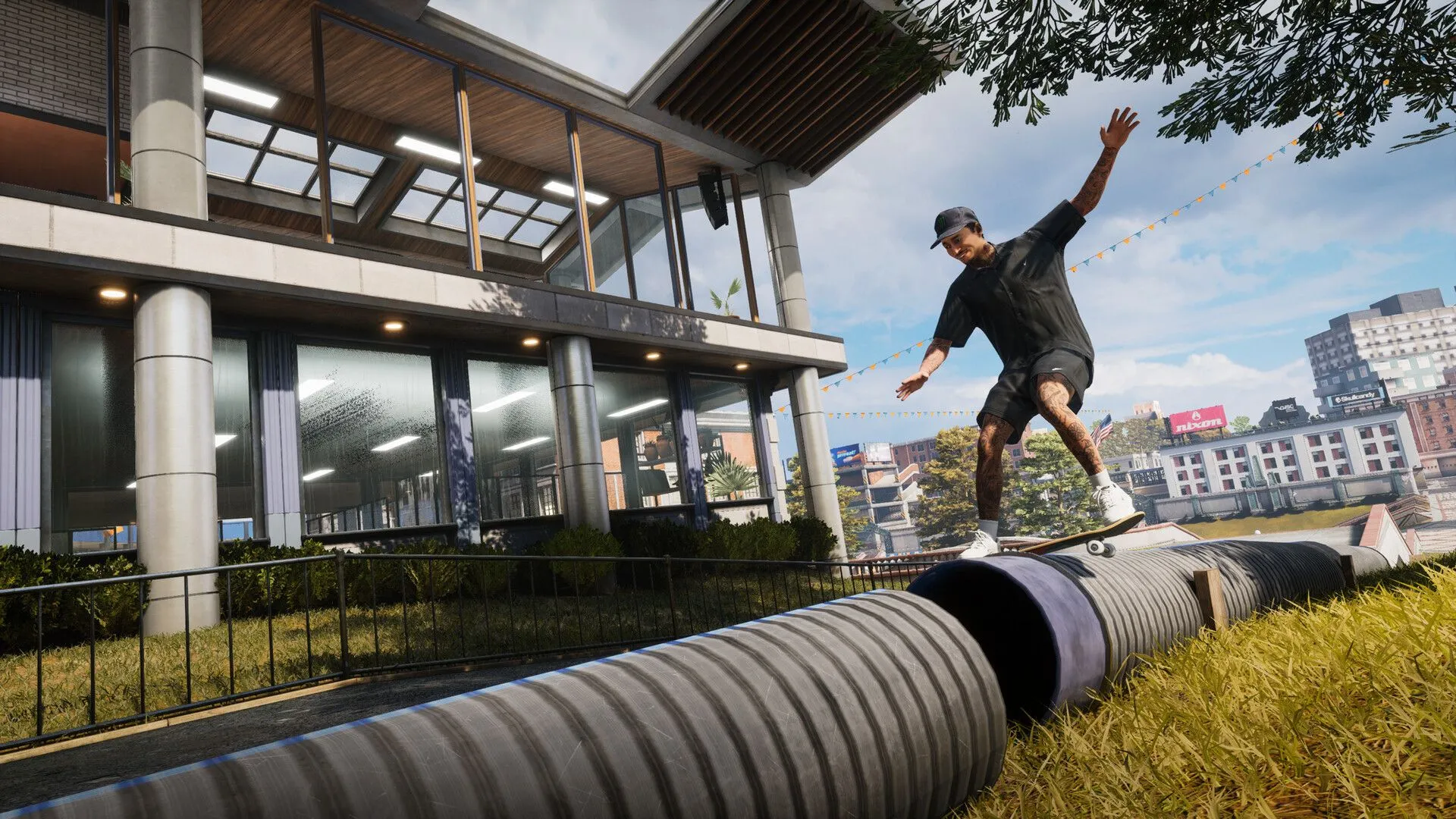 Hình ảnh quảng bá Tony Hawk's Pro Skater 3 + 4 với các vận động viên trượt ván