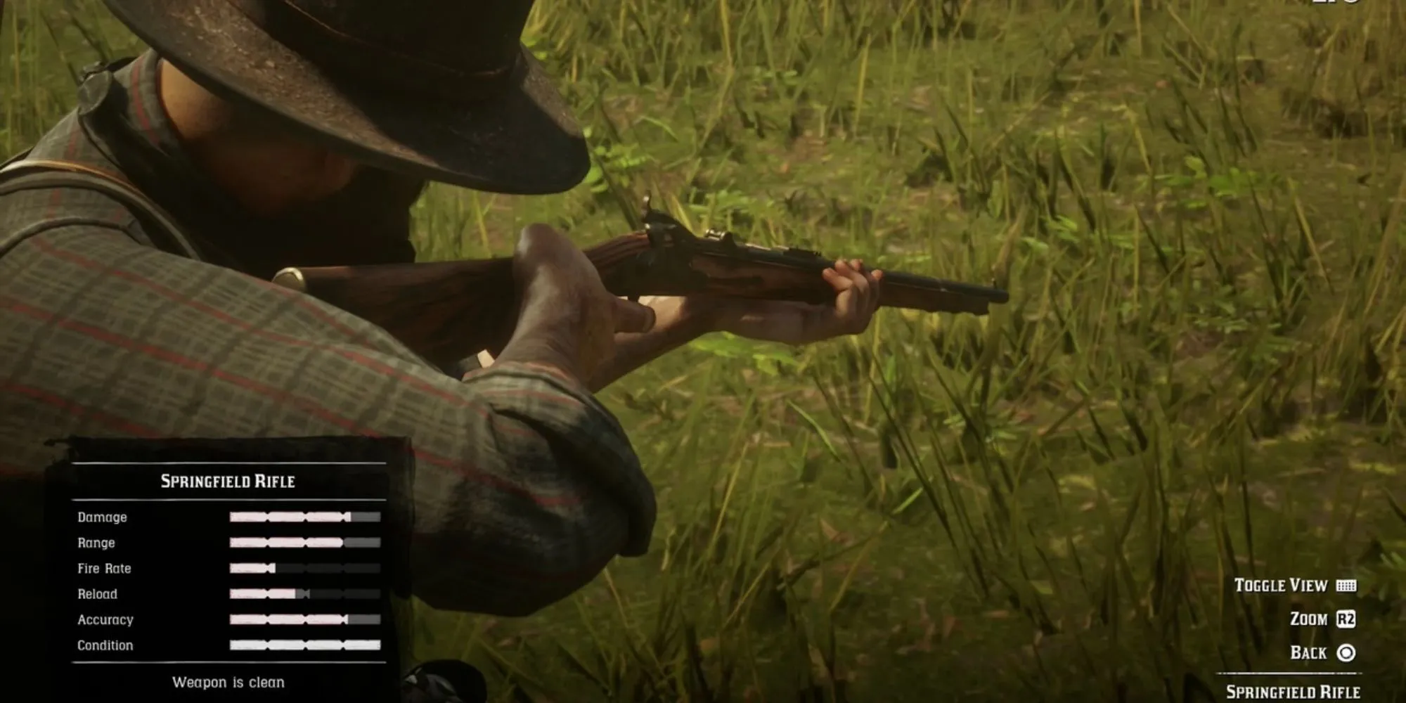 Khẩu súng trường Springfield trong Red Dead Redemption 2, một lựa chọn vũ khí tầm xa mạnh mẽ