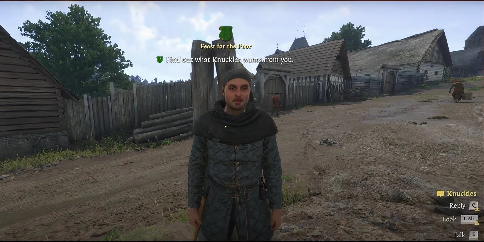 Knuckles NPC trong Kingdom Come Deliverance 2 liên quan nhiệm vụ phụ trộm rượu