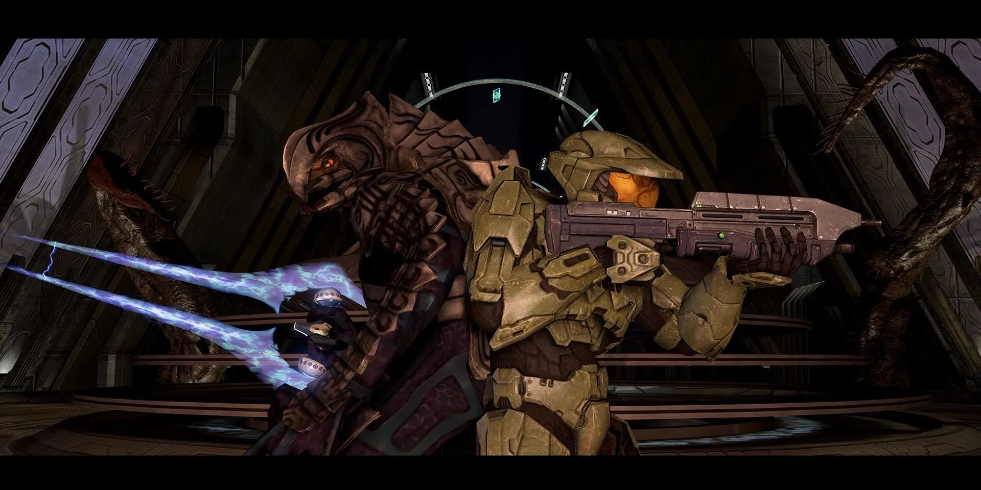 Master Chief và Arbiter sát cánh trong Halo 3 - game FPS co-op kinh điển