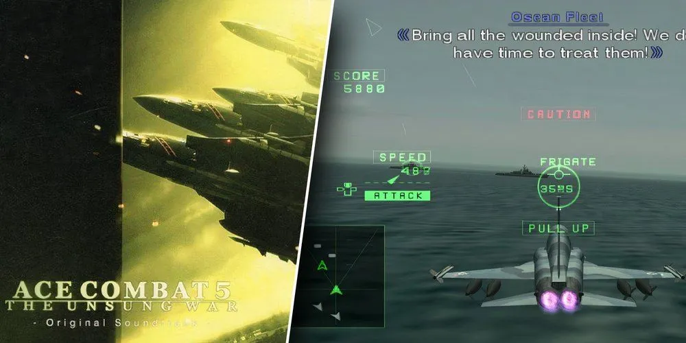 Máy bay chiến đấu trong game Ace Combat 5 The Unsung War trên PS2