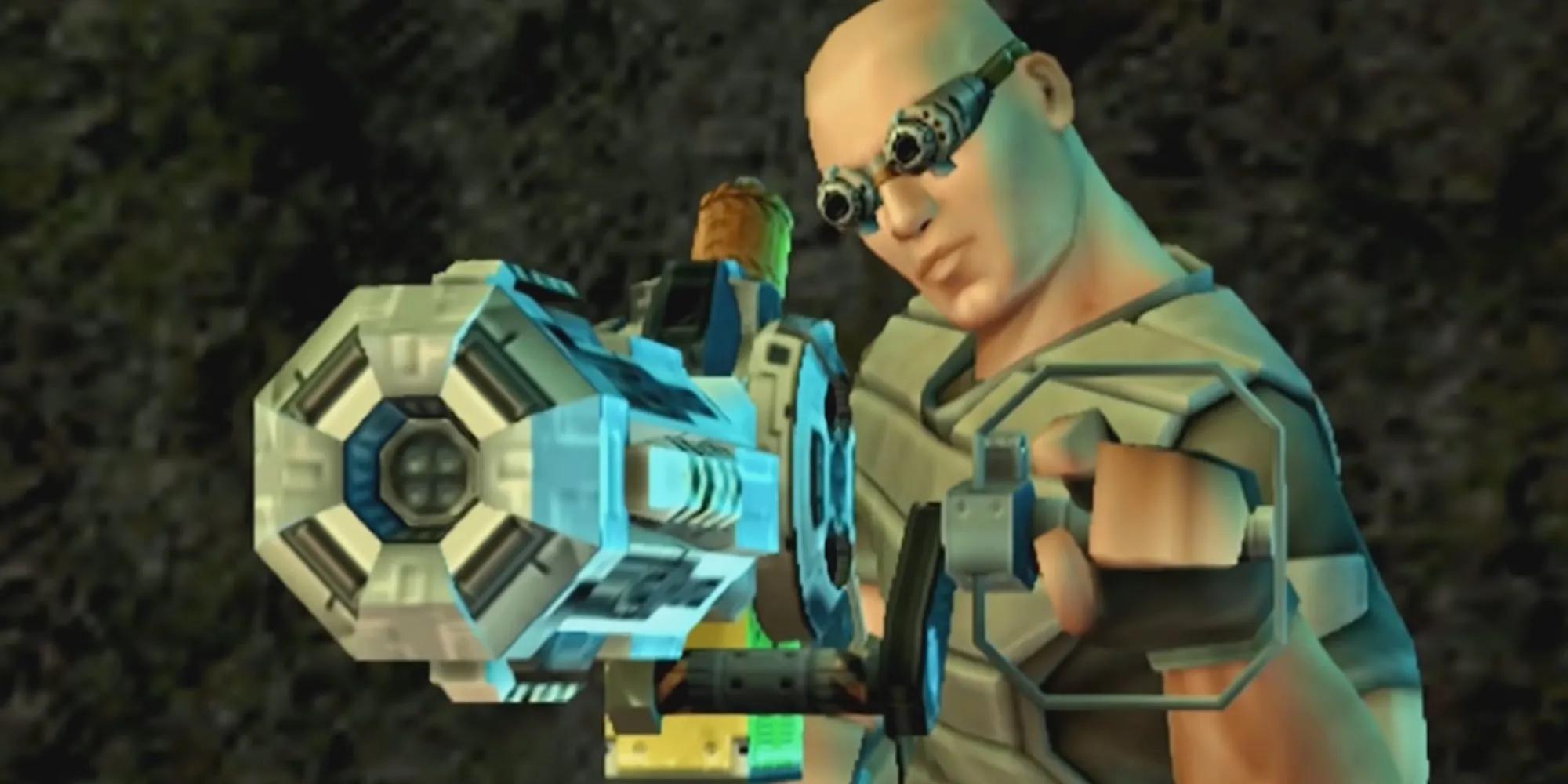 Một cảnh hành động trong TimeSplitters: Future Perfect