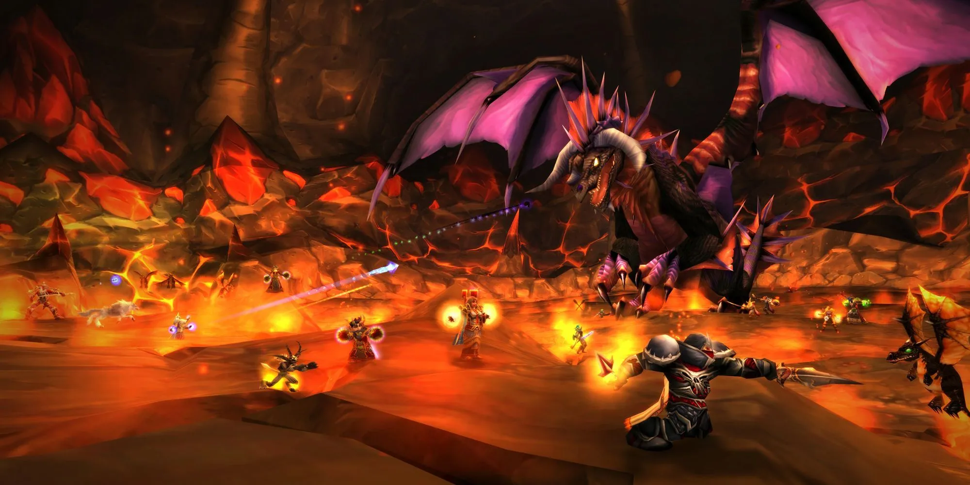Một trận đánh boss hoành tráng trong raid của World of Warcraft - tựa game MMORPG huyền thoại