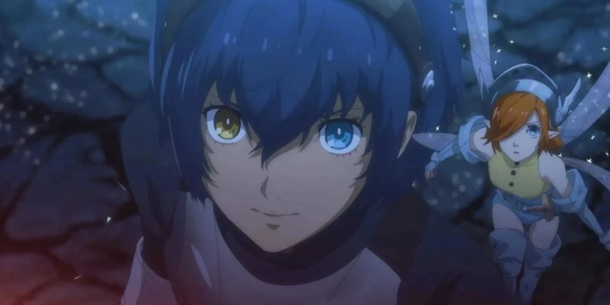 Nhân vật chính trong một đoạn anime cutscene của Metaphor ReFantazio thể hiện khoảnh khắc kịch tính