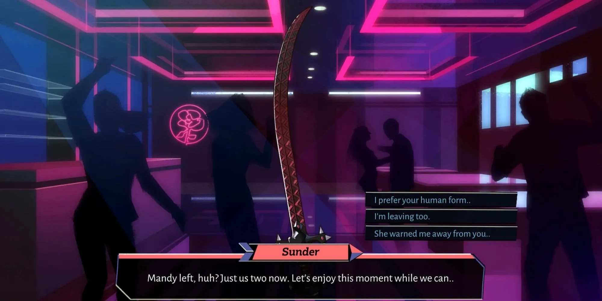 Nhân vật Sunder dạng người trong game Boyfriend Dungeon