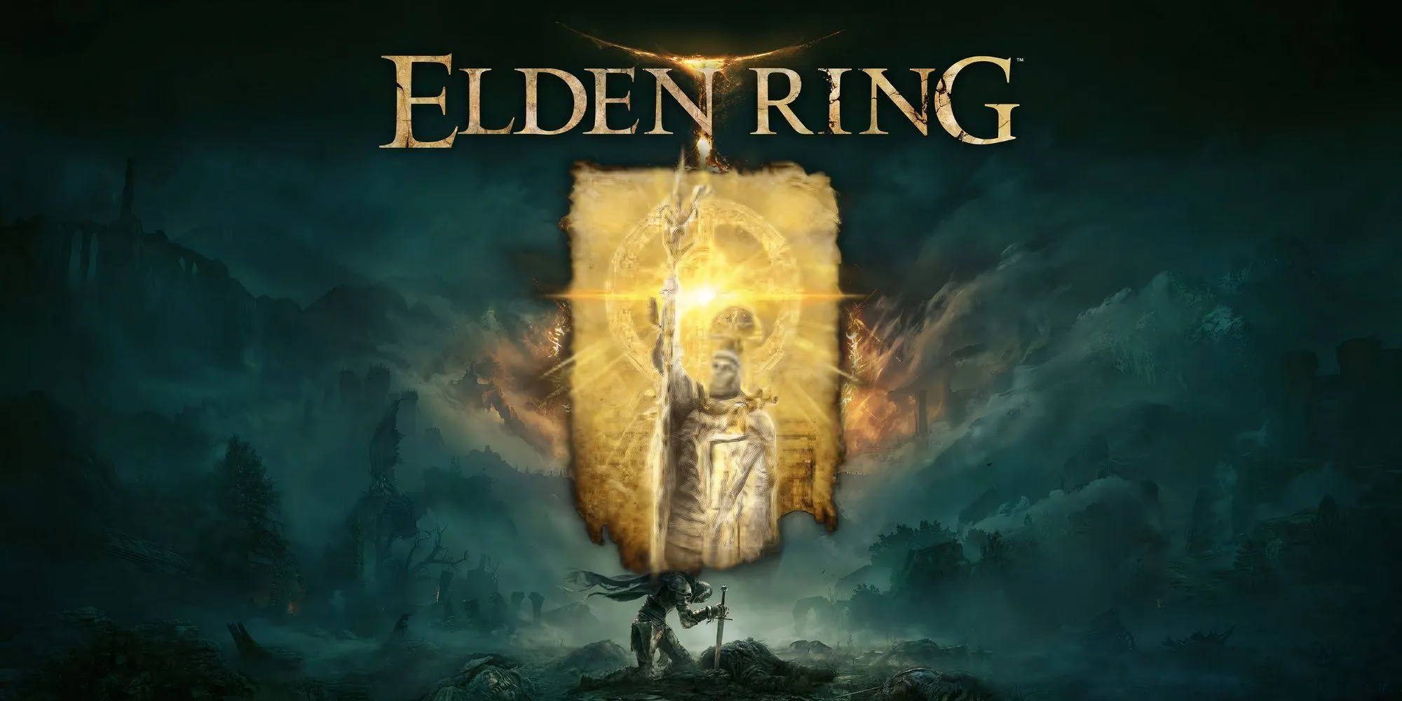 Nhân vật trong Elden Ring tỏa hào quang vàng sau khi dùng Golden Vow