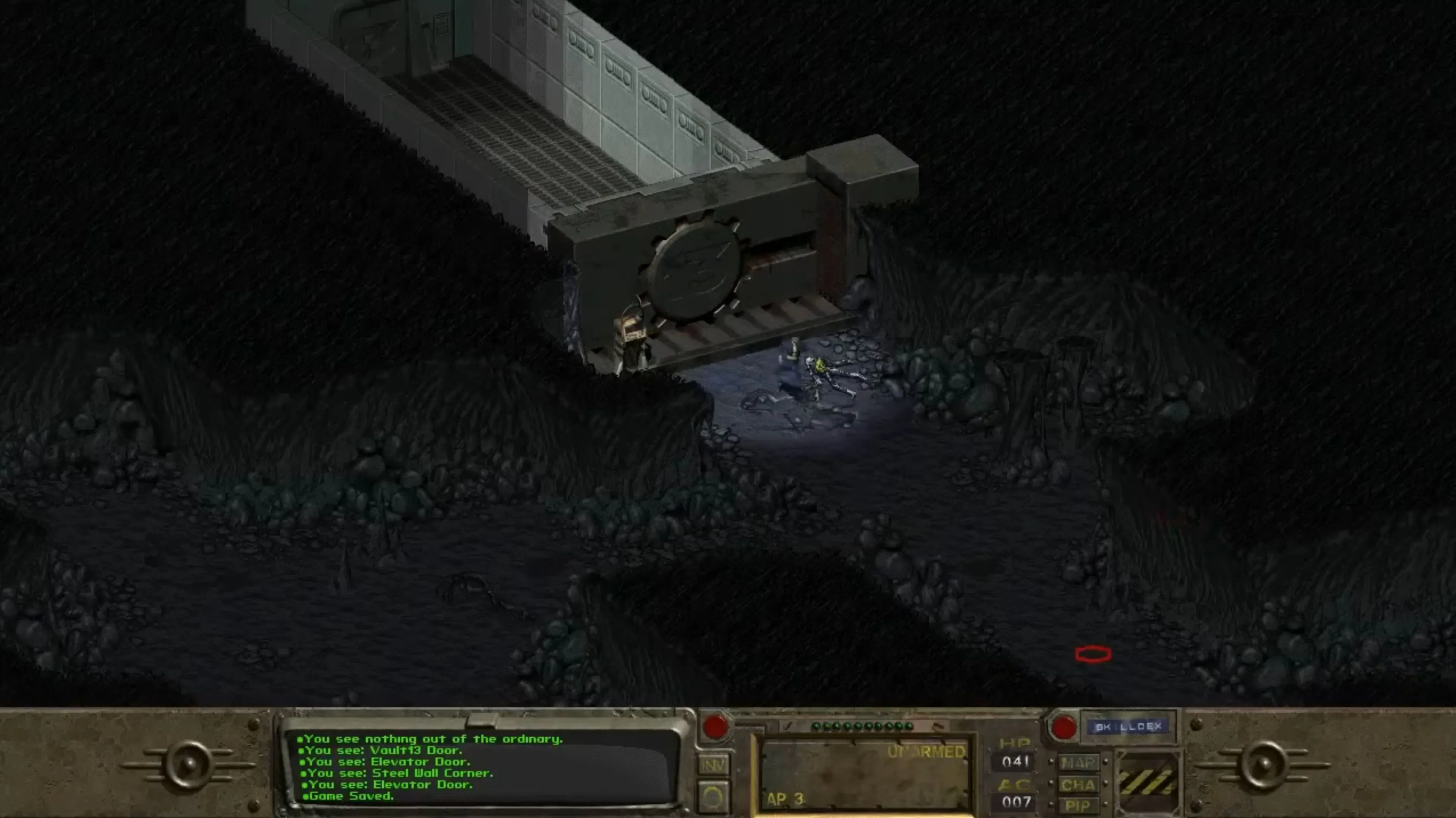 Nhân vật trong Fallout đang khám phá vùng đất hoang tàn đổ nát