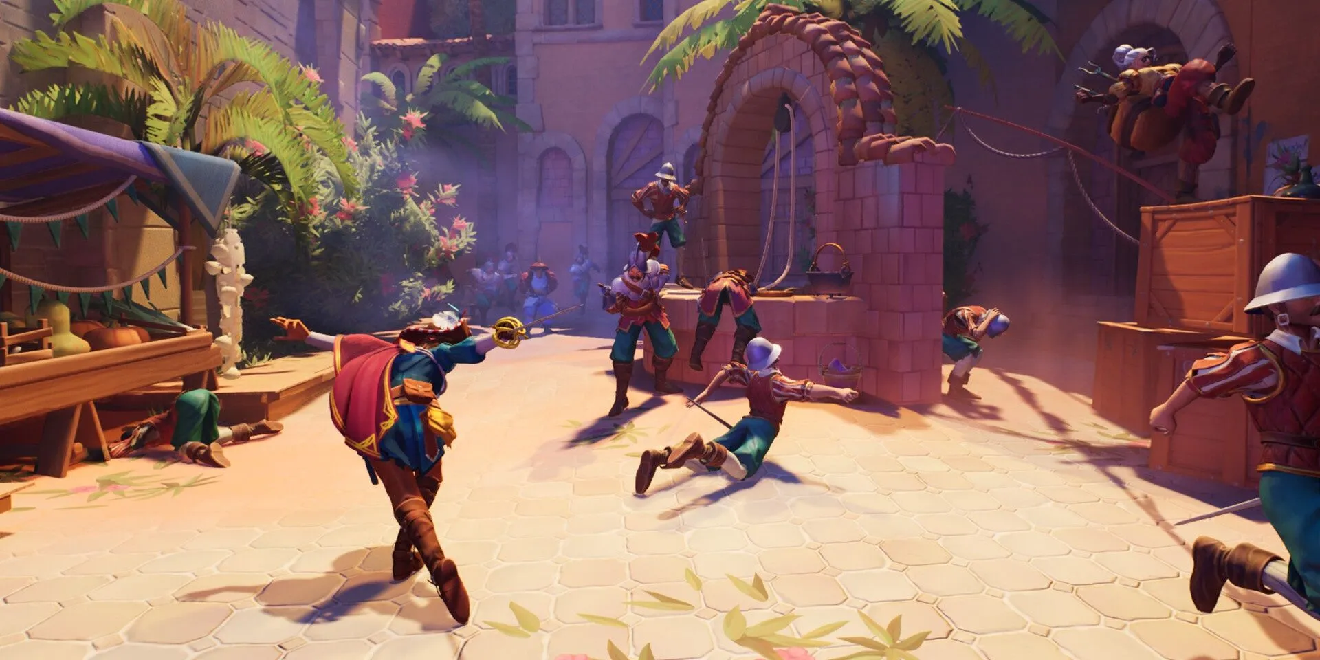 Nữ hiệp Adalia cúi chào trước kẻ thù trong game En Garde!