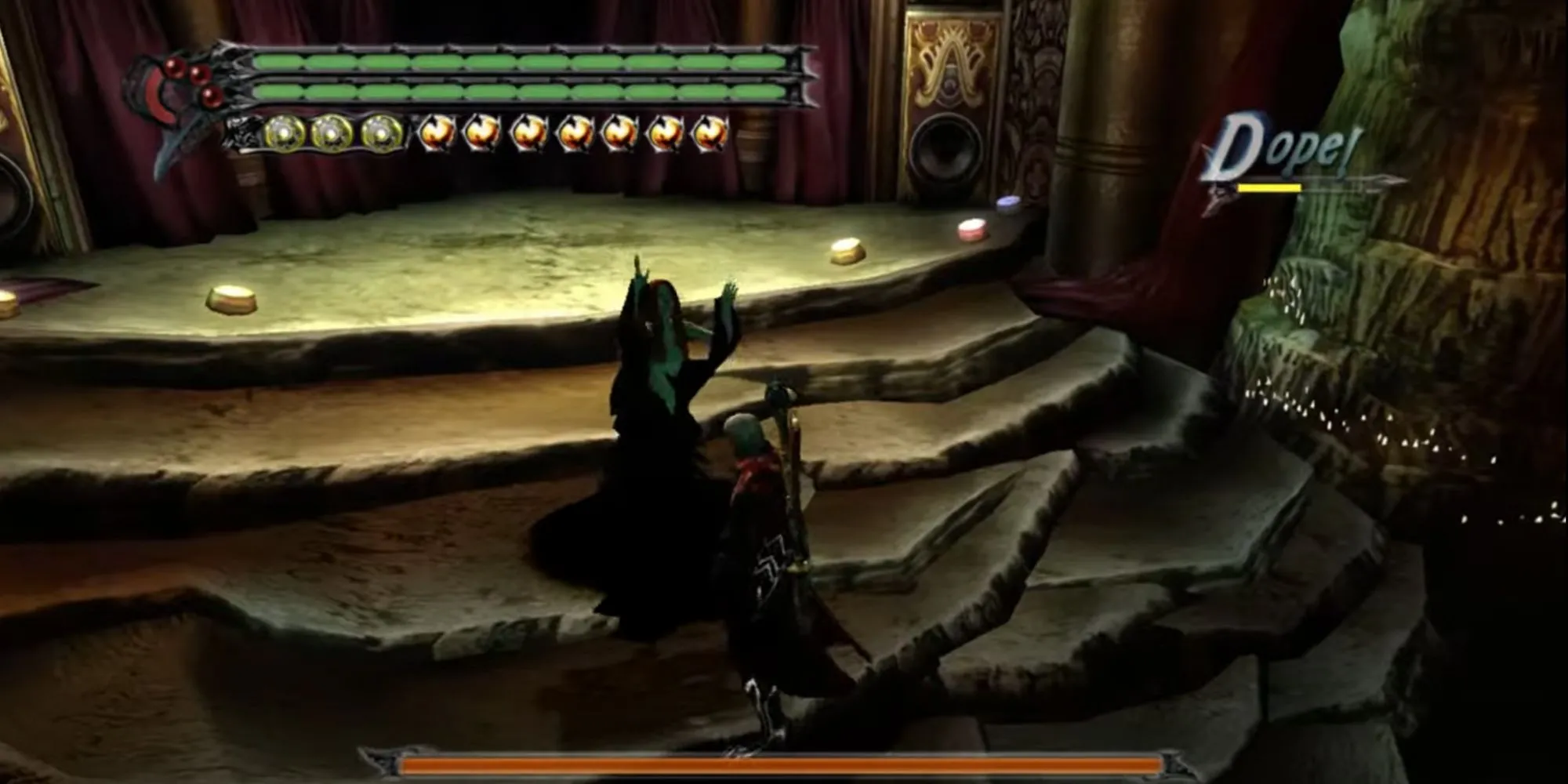 Nữ quỷ Nevan quyến rũ đối đầu Dante trong Devil May Cry 3