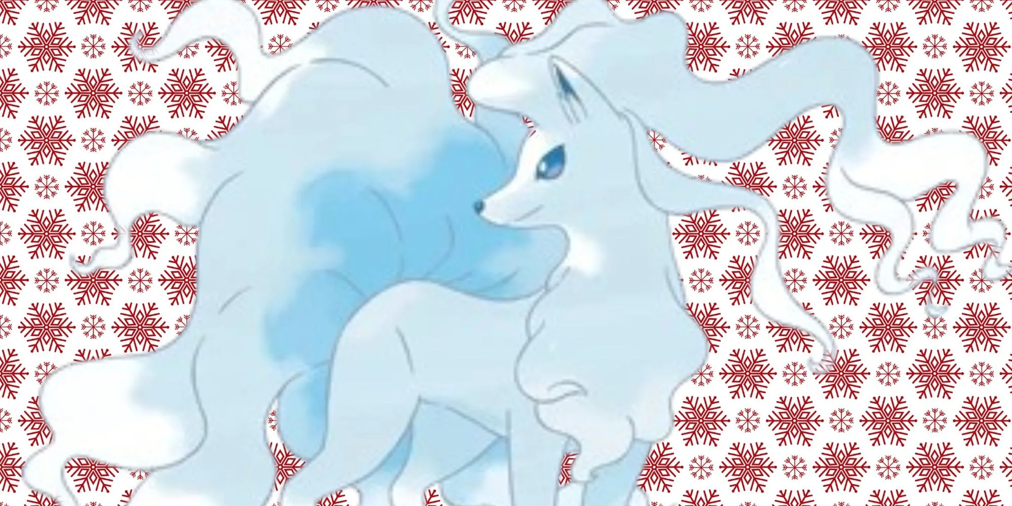Pokémon Ninetales dạng Alola thanh tao với chín chiếc đuôi tuyết trắng