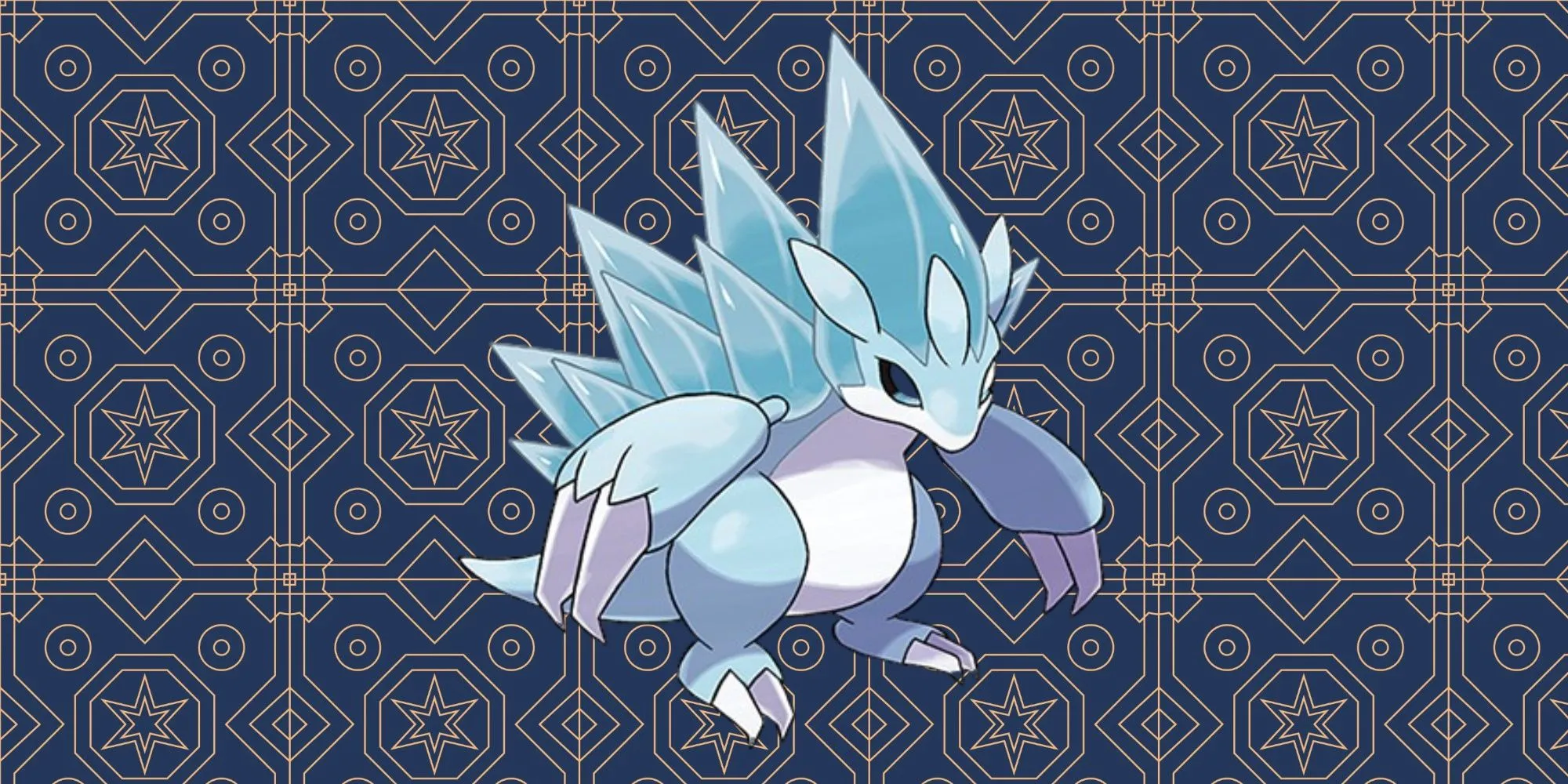 Pokémon Sandslash dạng Alola với những chiếc gai băng sắc nhọn trên lưng