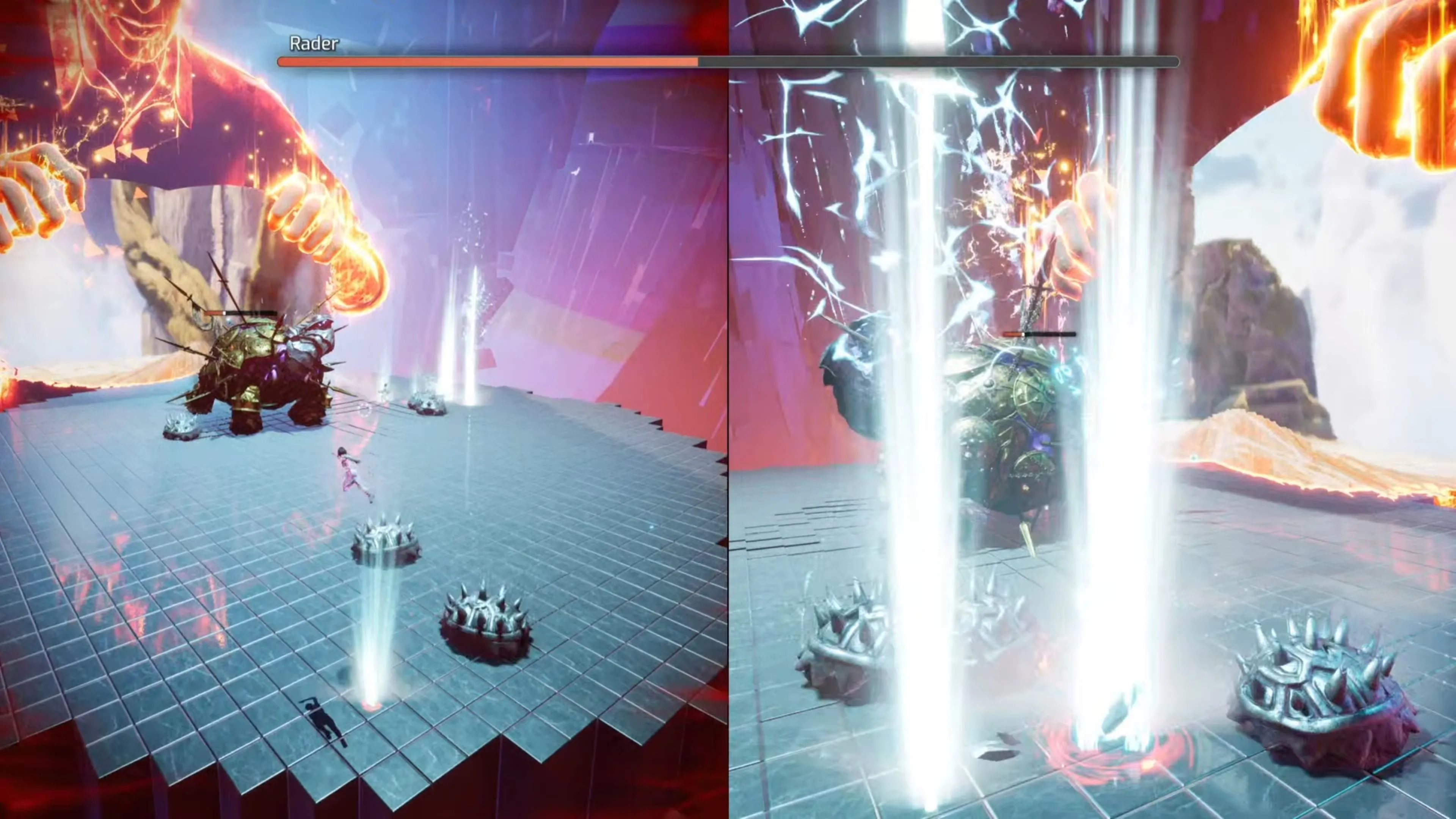 Rader triệu hồi rùa Treasure Traitor tấn công trong trận chiến cuối cùng, Split Fiction