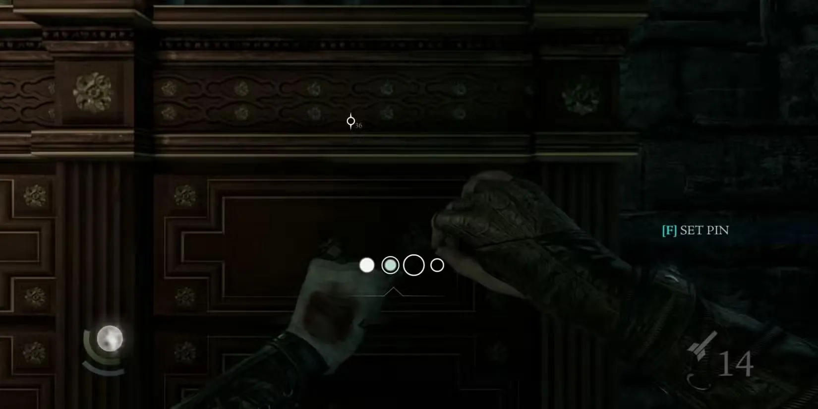 Siêu đạo chích Garrett thực hiện kỹ năng bẻ khóa bậc thầy trong game Thief