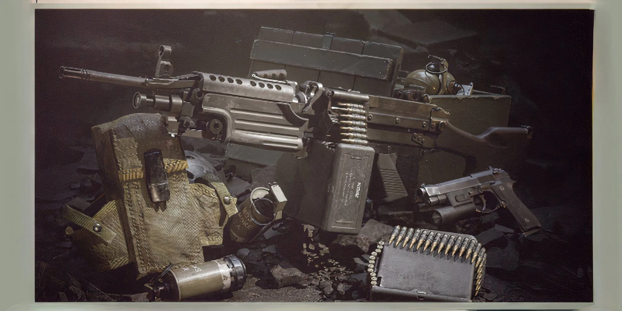 Súng máy hạng nhẹ M249 SAW trong chiến dịch Delta Force Black Hawk Down