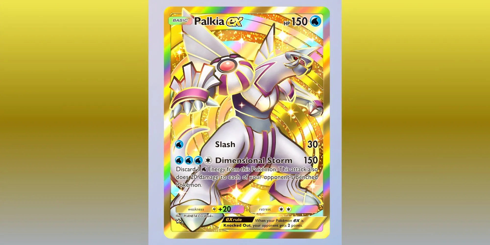 Thẻ bài Palkia EX hệ Nước mạnh mẽ trong Pokemon TCG Pocket