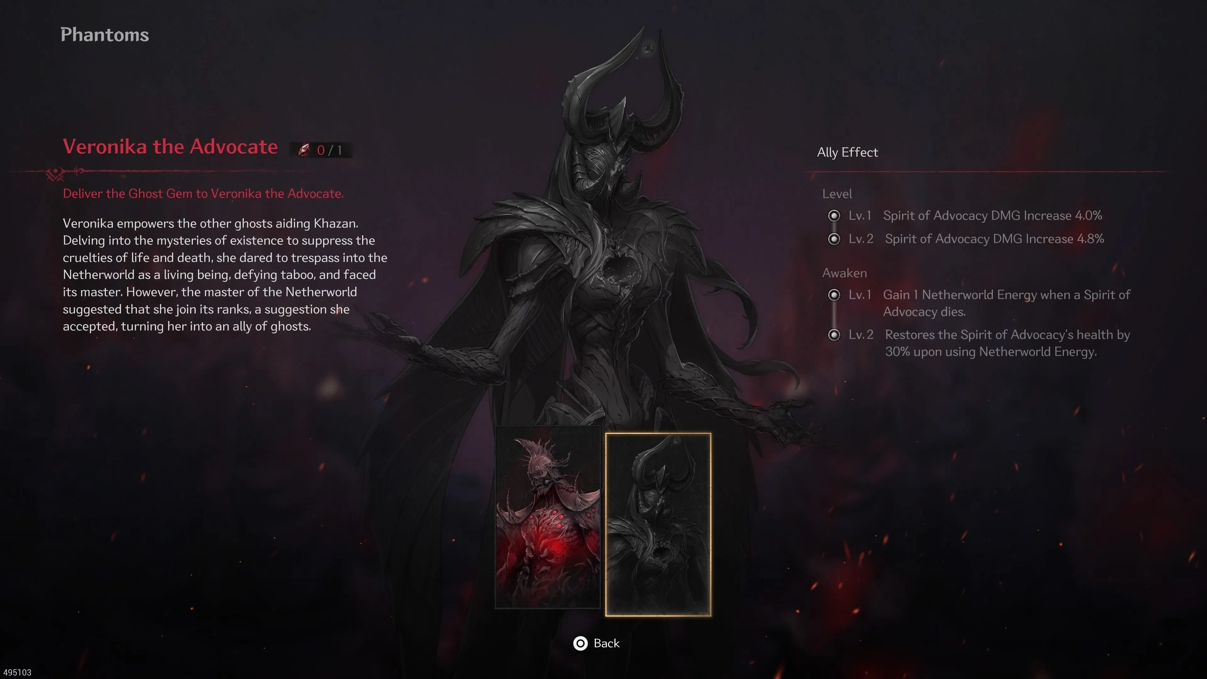 Thông tin về Phantom Veronika the Advocate, một Phantom tiềm năng khác trong The First Berserker Khazan