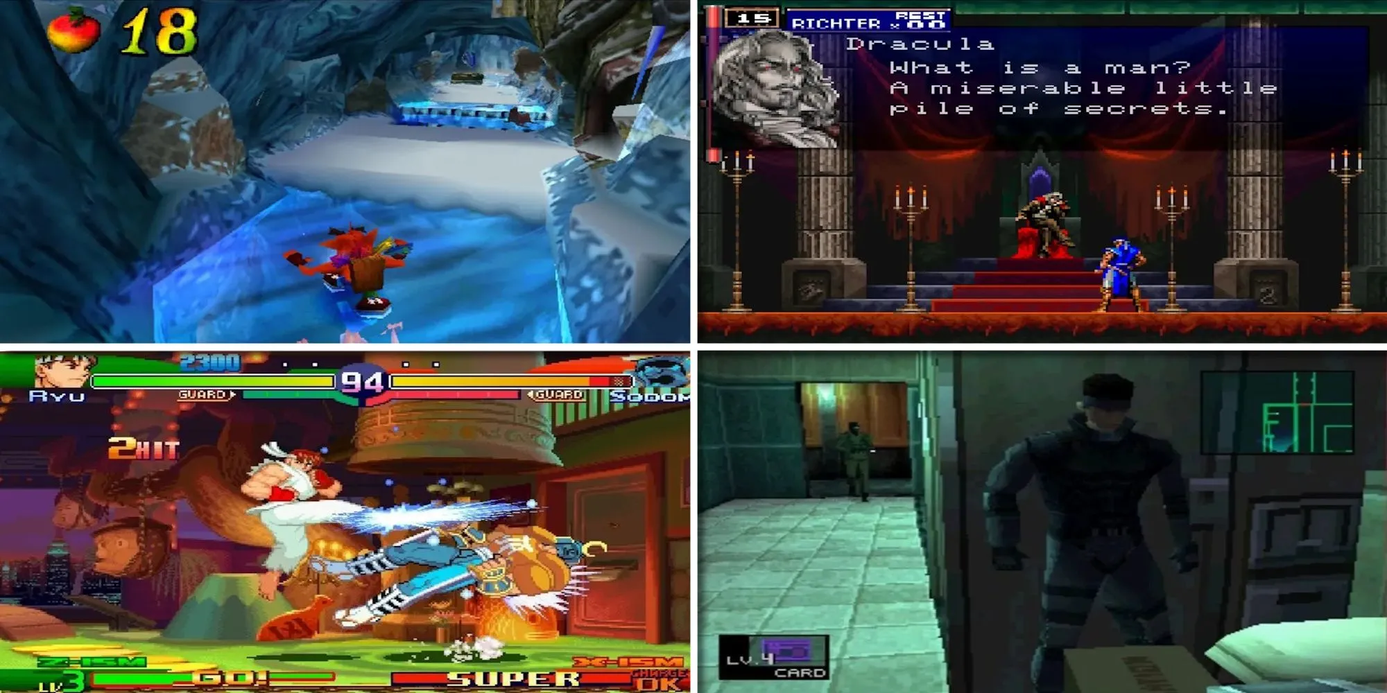 Tổng hợp bìa đĩa của nhiều tựa game PS1 nổi tiếng, thể hiện sự đa dạng và phong phú của thư viện game PlayStation 1