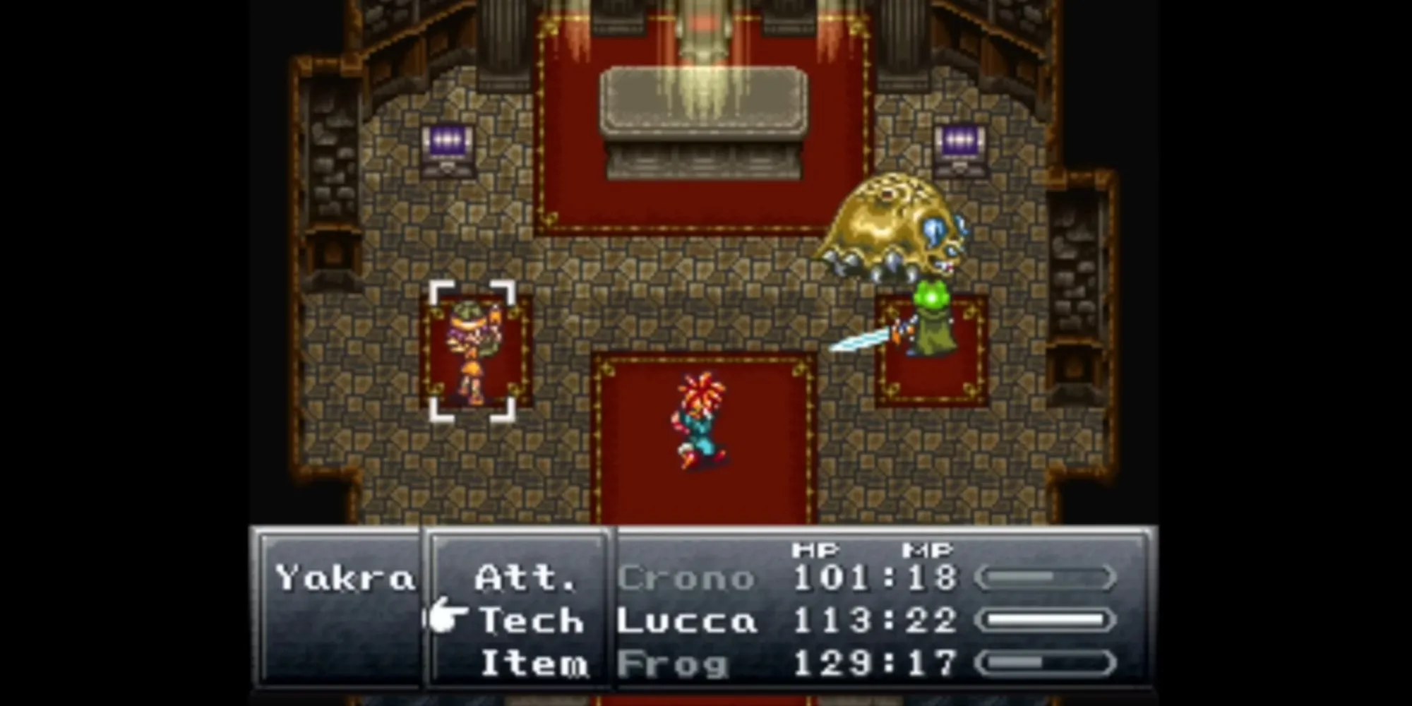 Trận đấu ATB kinh điển với Double Tech trong Chrono Trigger