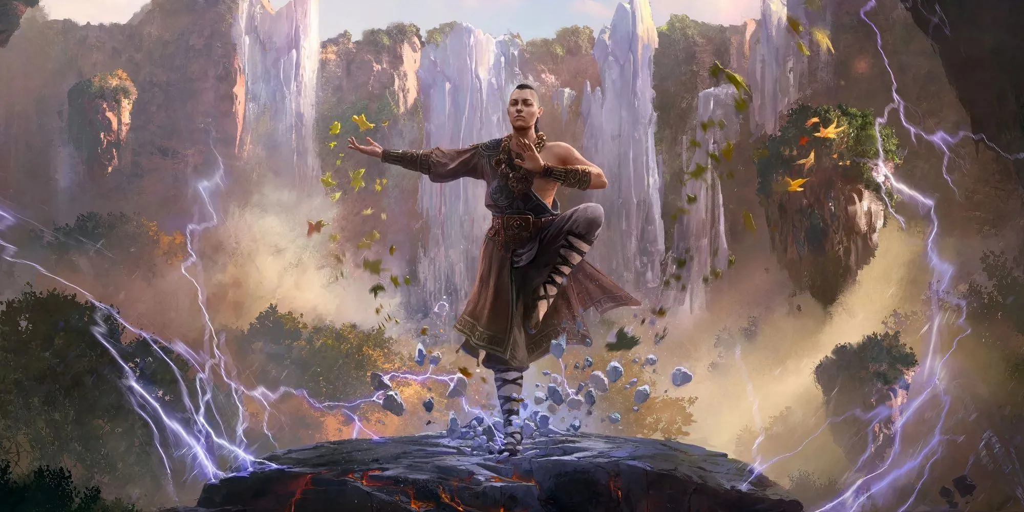 Tu Sĩ Invoker tung chiêu Ice Strike băng giá trong Path of Exile II