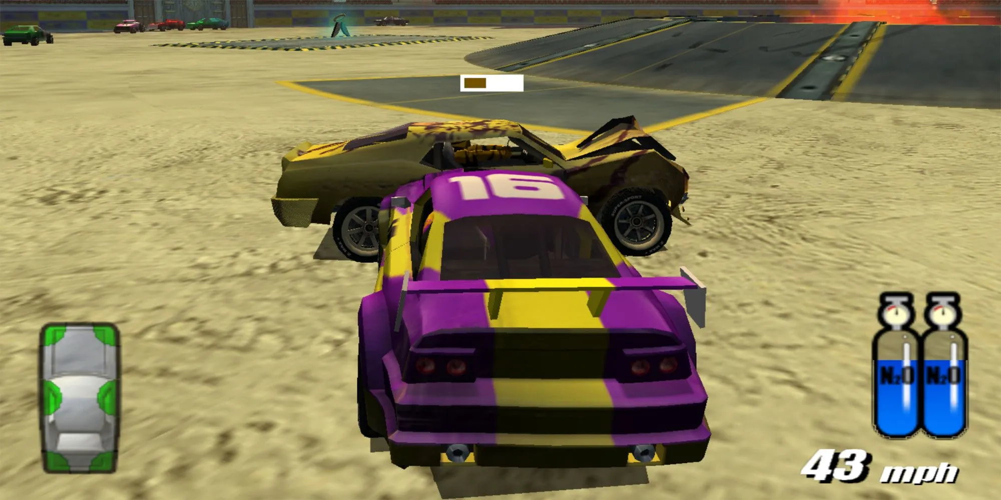 Xe đua tranh tài trong đấu trường La Mã của Destruction Derby: Arenas