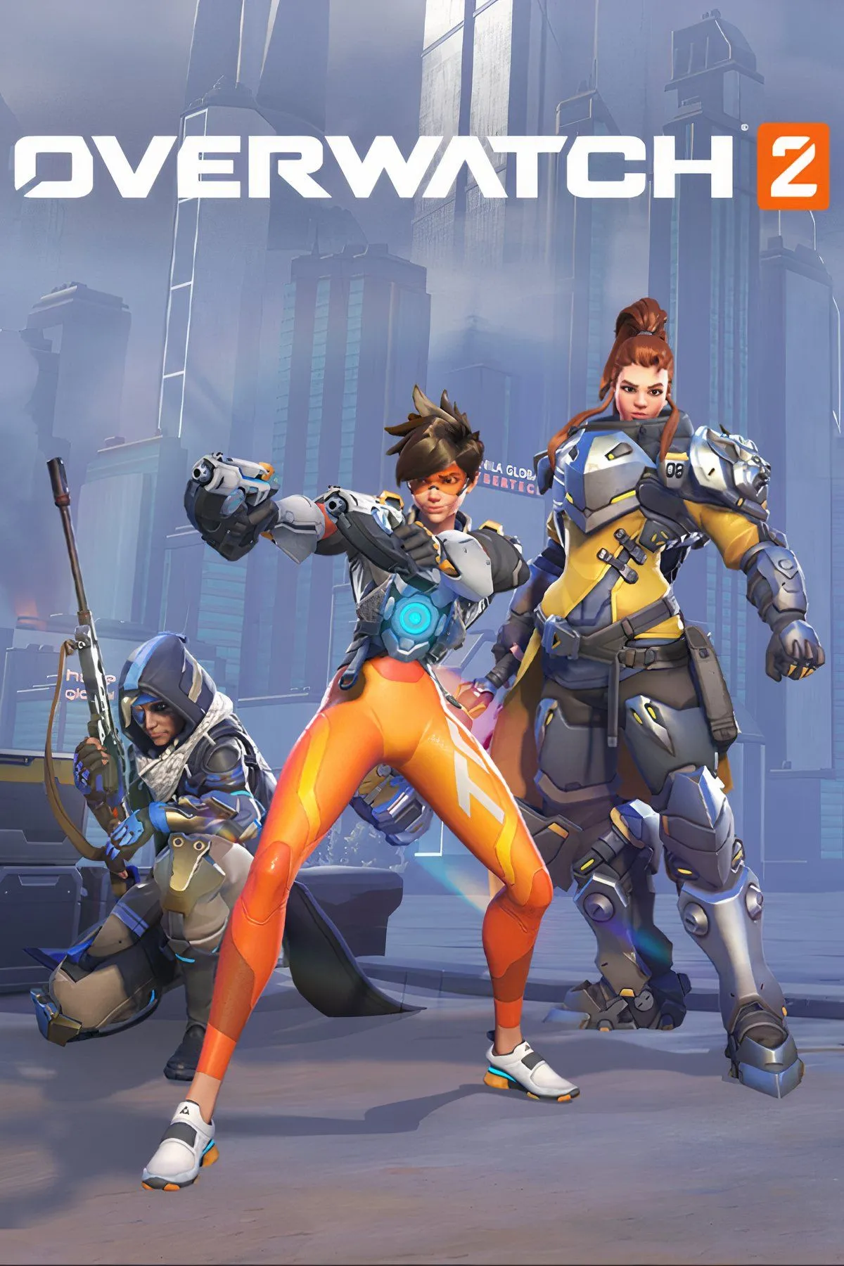 Hình ảnh quảng bá Overwatch 2, các anh hùng cùng nhau chiến đấu