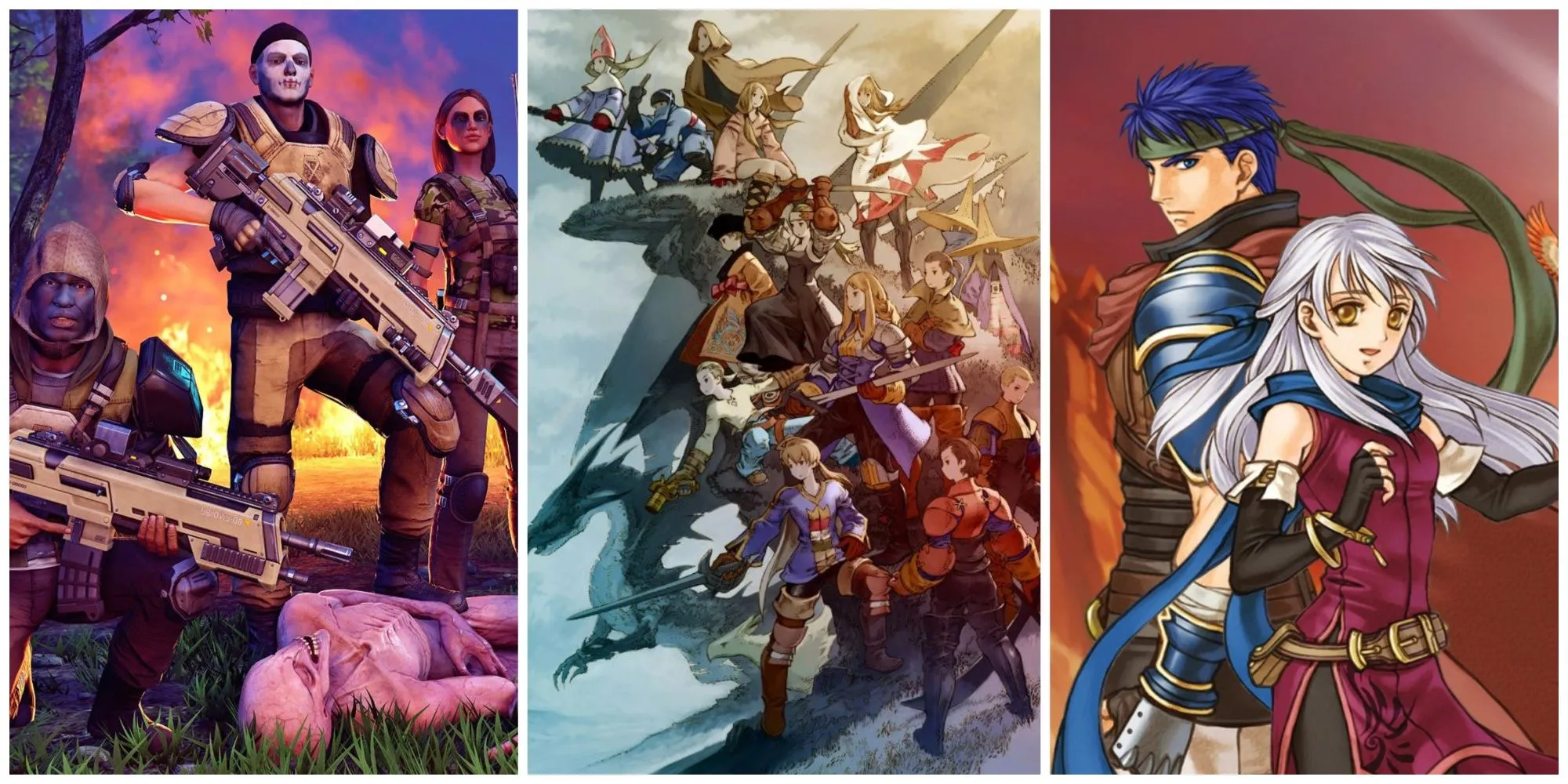 Ba tựa game chiến thuật XCOM 2, Final Fantasy Tactics và Fire Emblem Radiant Dawn