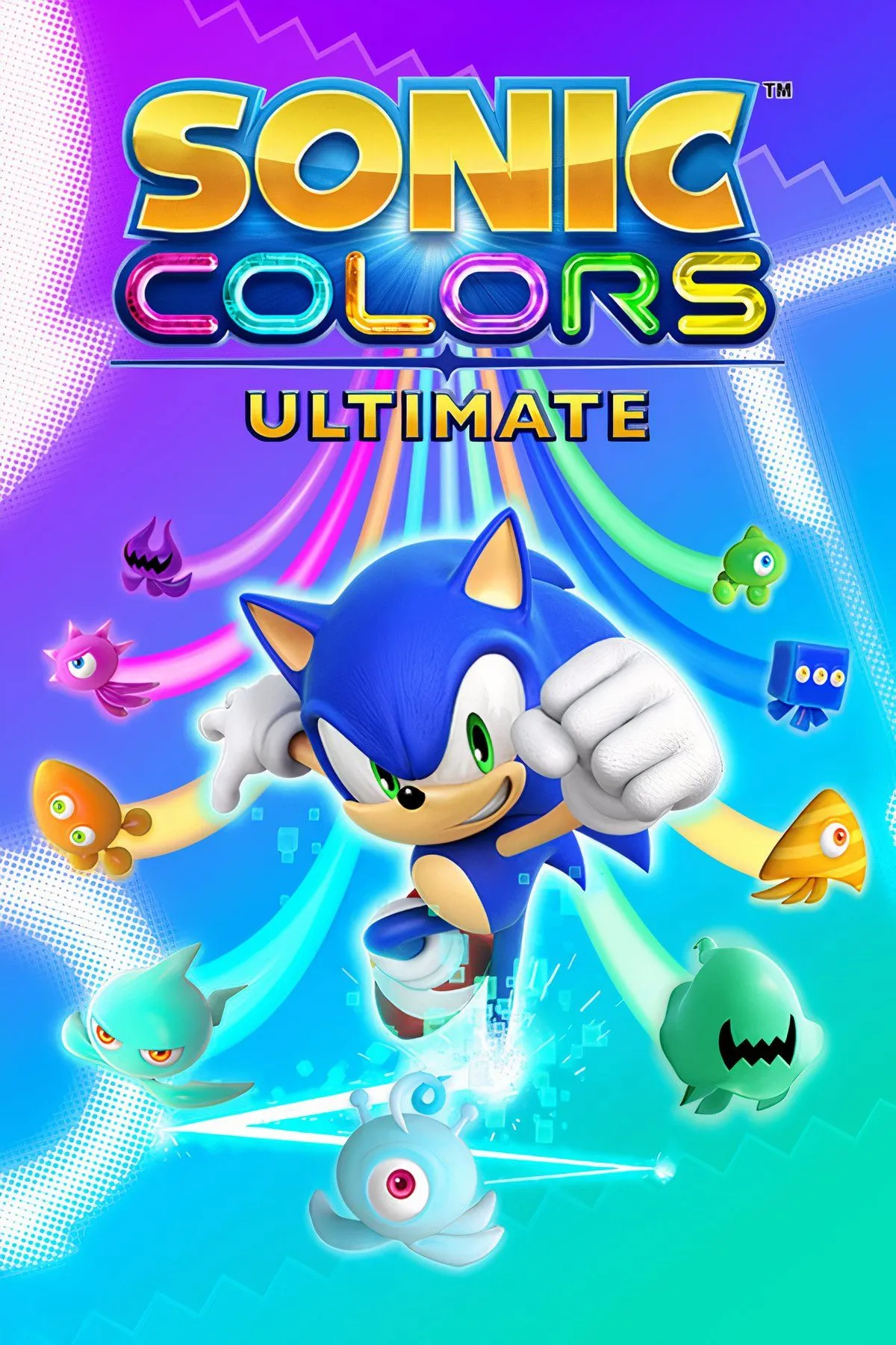 Bìa game Sonic Colors Ultimate, một phiên bản nâng cấp của Sonic Colors