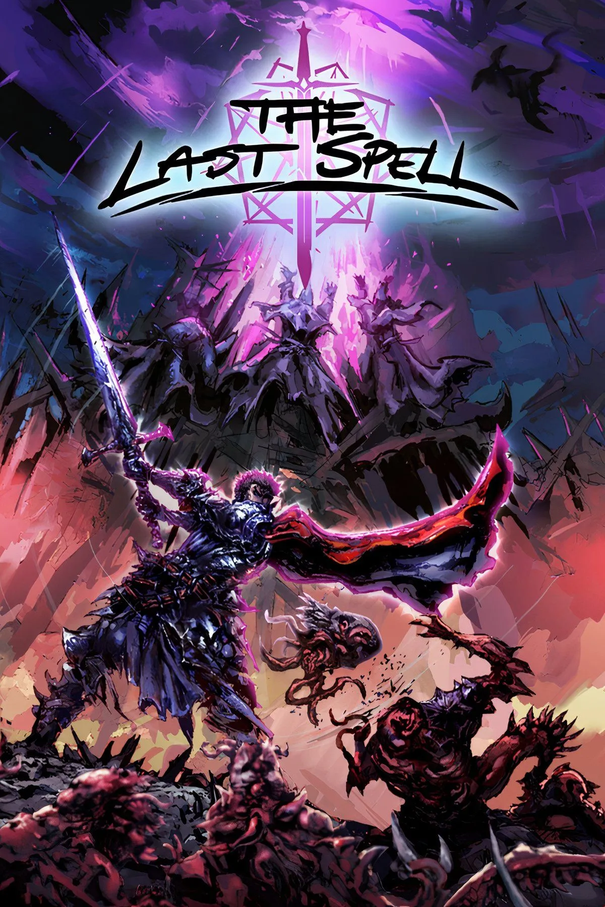 Bìa game The Last Spell với hiệu ứng phép thuật hoành tráng