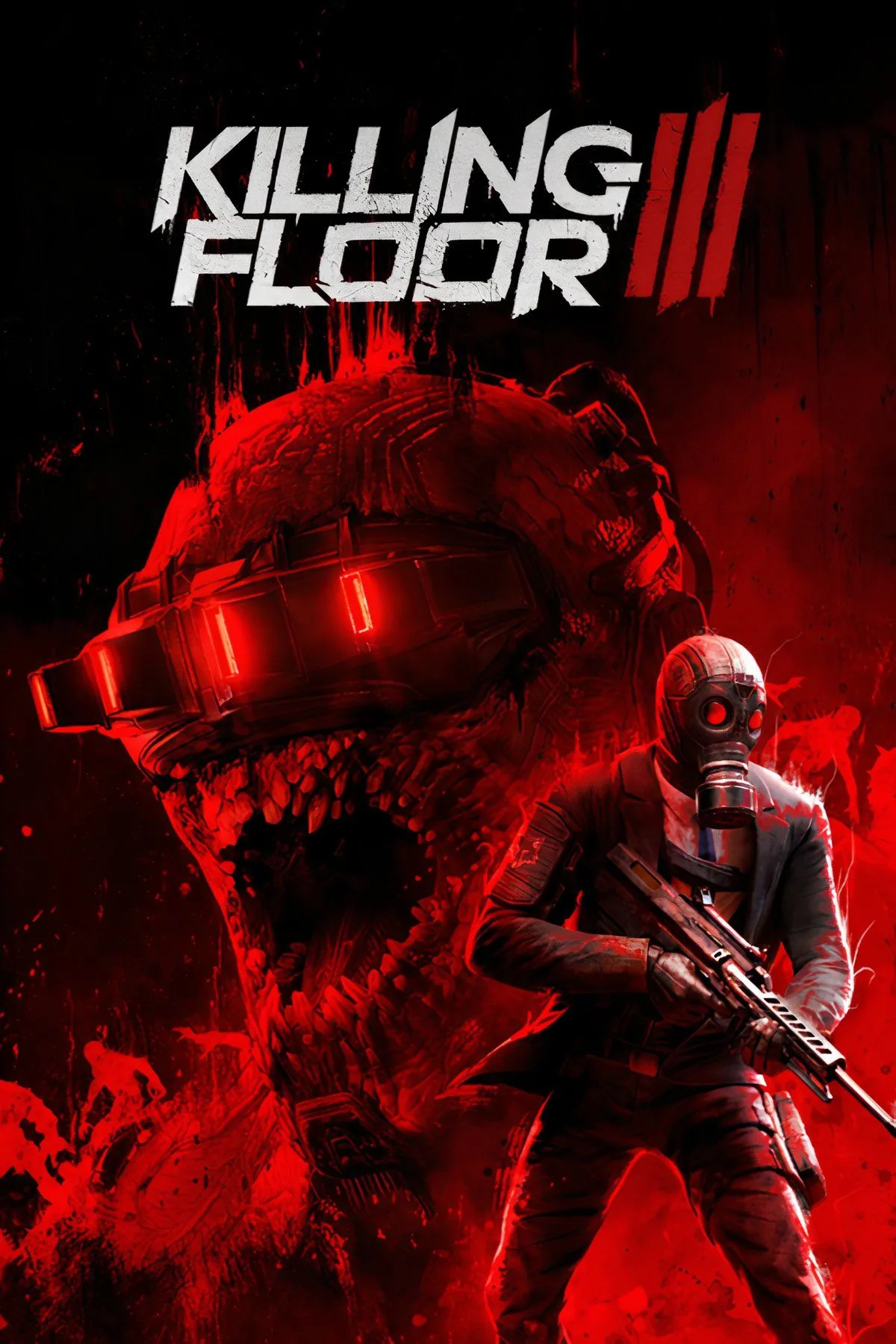 Bìa nghệ thuật game Killing Floor 3 với các nhân vật và quái vật