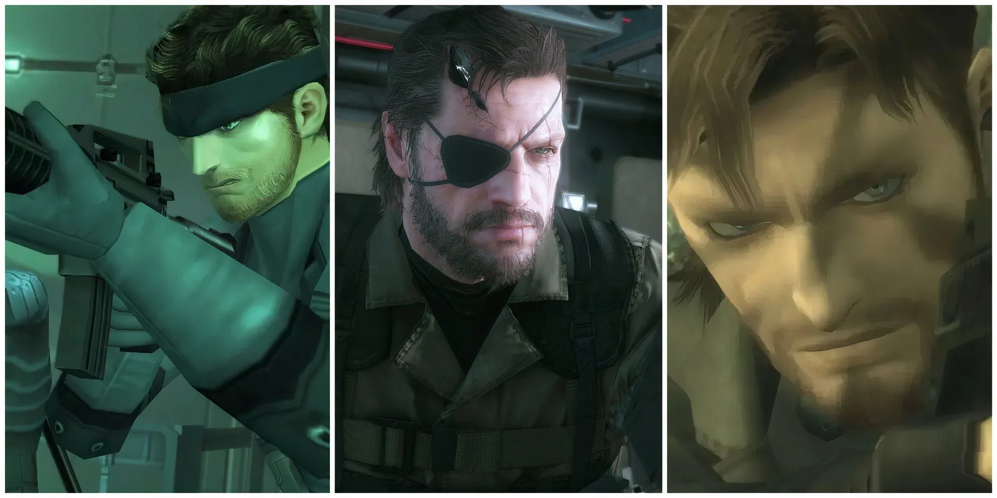 Các phiên bản của Snake, biểu tượng của dòng game Metal Gear Solid.